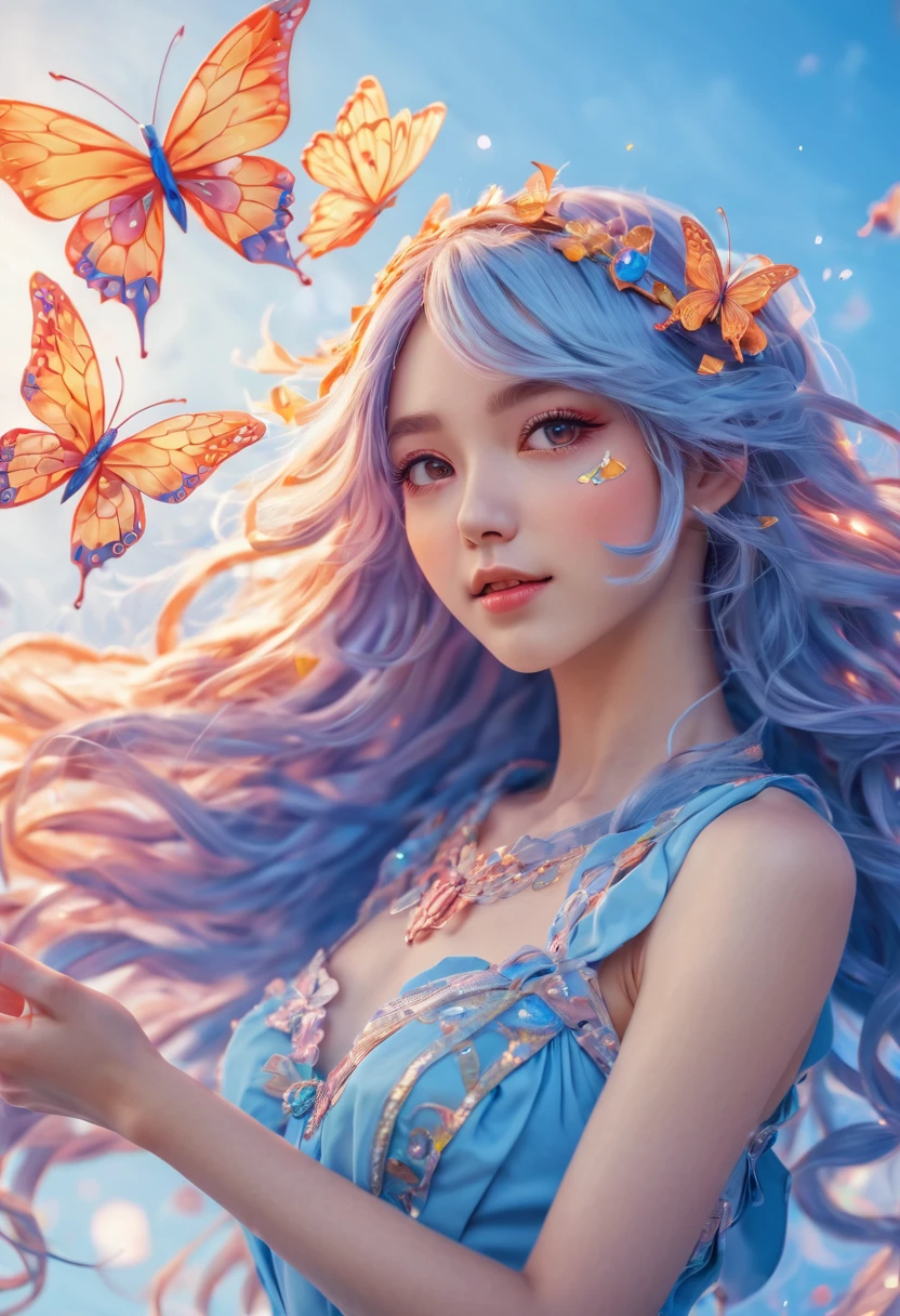 Detailed face features, severe women in an affectionate way with each other, touching each other, playing with their bodies, lesbians, looking at you. (best quality, highres:1.2), (realistic:1.37), colorful, vibrant, detailed, (anime:1.1), (portrait:1.1), (character design:1.1), (zentangle:1.3), (fantasy:1.1), (magical:1.1), (bright:1.1), (ethereal:1.1), (glowing origami:1.2), (magical girl transformation:1.1), (sparkles:1.1), (magical wand:1.1), (floaty dress:1.1), (flowing hair:1.1), (twinkling eyes:1.1), (vivid colors:1.1), (dynamic pose:1.1), (dreamy background:1.1), (enchanted atmosphere:1.1), (soft lighting:1.1), (radiant glow:1.1), (shimmering effects:1.1), (magical aura:1.1), (ethereal beauty:1.1), (feminine:1.1), (joyful expression:1.1), (optimistic:1.1), (magical girl costume:1.1), (butterfly accessories:1.1), (magical girl staff:1.1), (sky in blue,orange colors:1.1), (fantastical landscape:1.1), (dazzling background:1.1), (dream-like setting:1.1), (whimsical:1.1), (magical powers:1.1), (magical energy:1.1), (magical sparks:1.1), (glamorous transformation sequence:1.1)