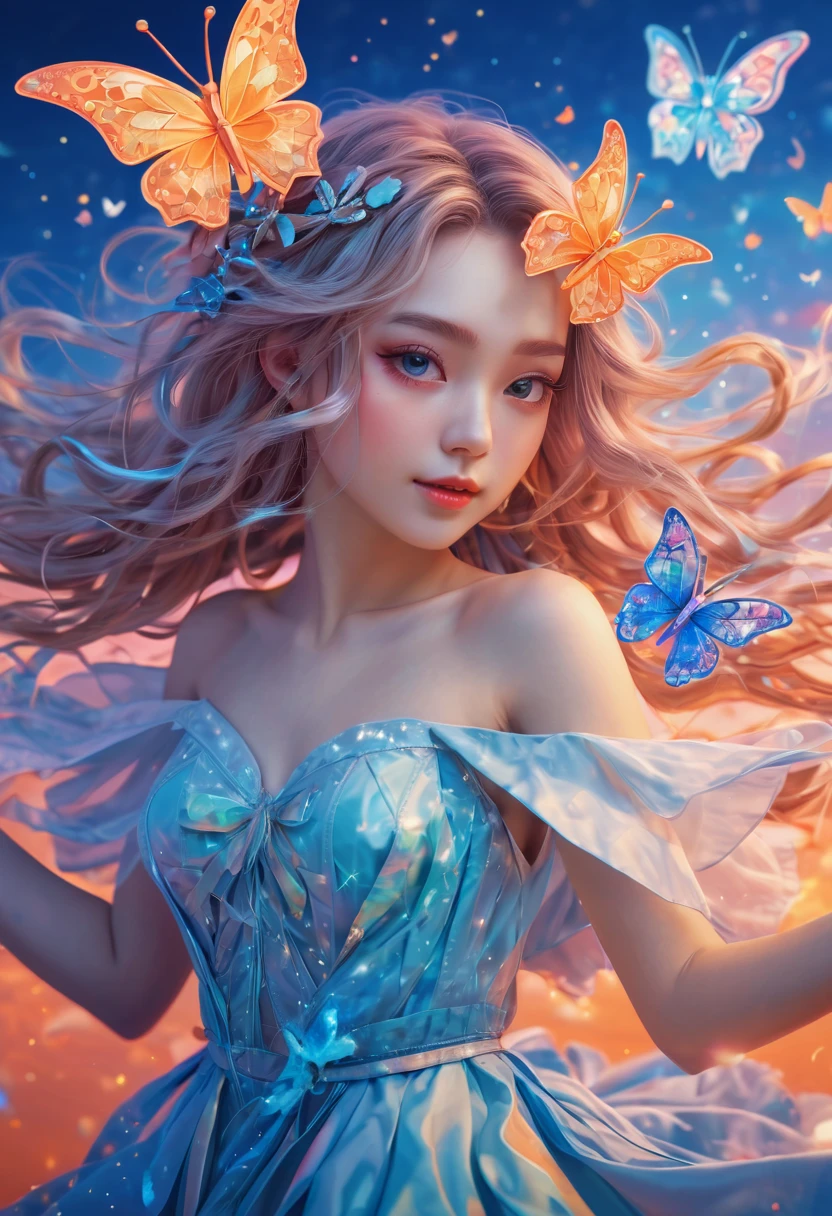 Detailed face features, severe women in an affectionate way with each other, touching each other, playing with their bodies, lesbians, looking at you. (best quality, highres:1.2), (realistic:1.37), colorful, vibrant, detailed, (anime:1.1), (portrait:1.1), (character design:1.1), (zentangle:1.3), (fantasy:1.1), (magical:1.1), (bright:1.1), (ethereal:1.1), (glowing origami:1.2), (magical girl transformation:1.1), (sparkles:1.1), (magical wand:1.1), (floaty dress:1.1), (flowing hair:1.1), (twinkling eyes:1.1), (vivid colors:1.1), (dynamic pose:1.1), (dreamy background:1.1), (enchanted atmosphere:1.1), (soft lighting:1.1), (radiant glow:1.1), (shimmering effects:1.1), (magical aura:1.1), (ethereal beauty:1.1), (feminine:1.1), (joyful expression:1.1), (optimistic:1.1), (magical girl costume:1.1), (butterfly accessories:1.1), (magical girl staff:1.1), (sky in blue,orange colors:1.1), (fantastical landscape:1.1), (dazzling background:1.1), (dream-like setting:1.1), (whimsical:1.1), (magical powers:1.1), (magical energy:1.1), (magical sparks:1.1), (glamorous transformation sequence:1.1)
