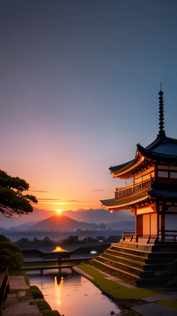 ancient city of sunset, Japan