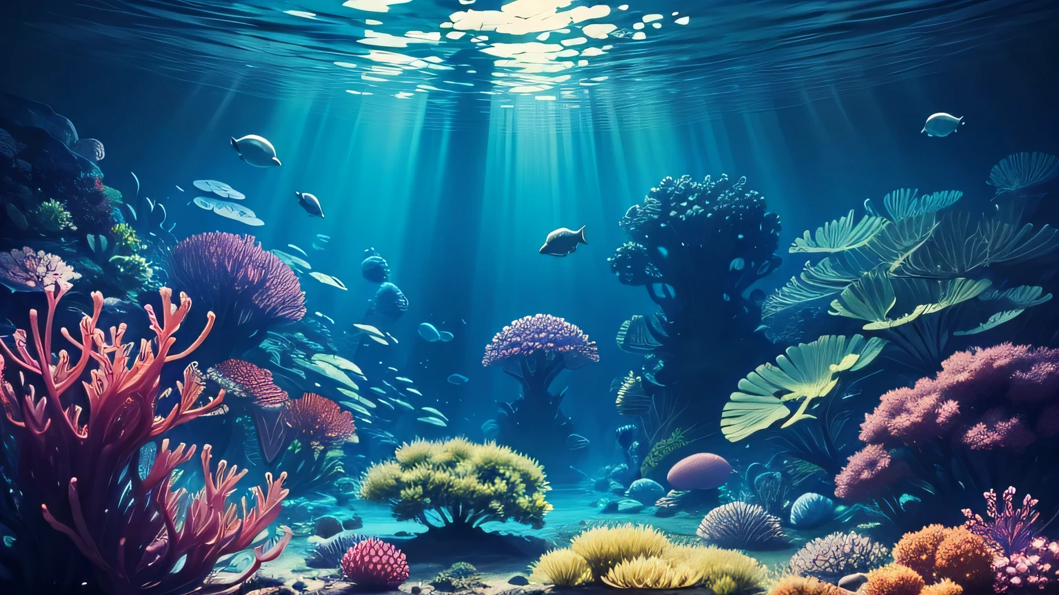 underwater world, plant