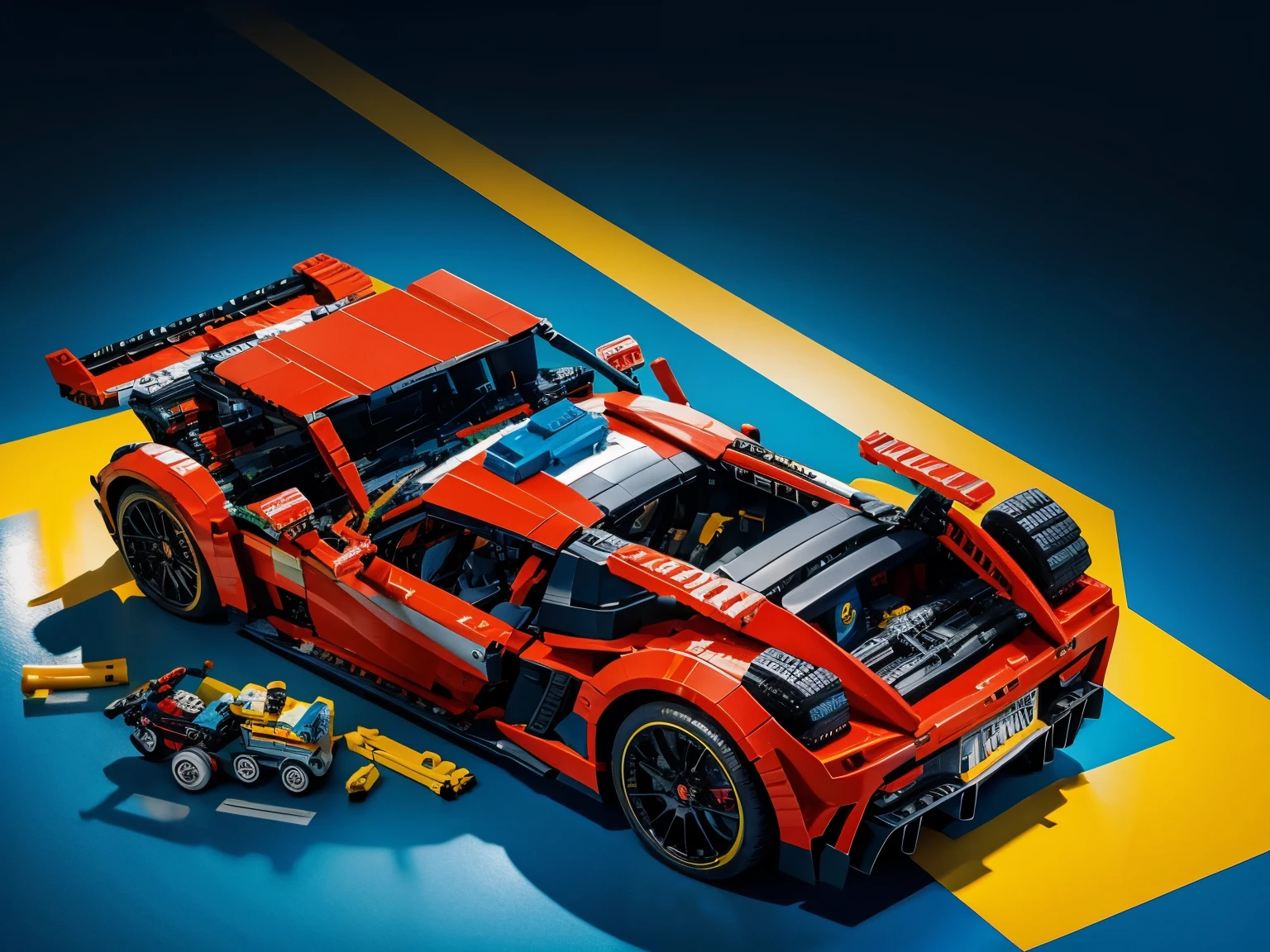 Lego toy car sales poster
