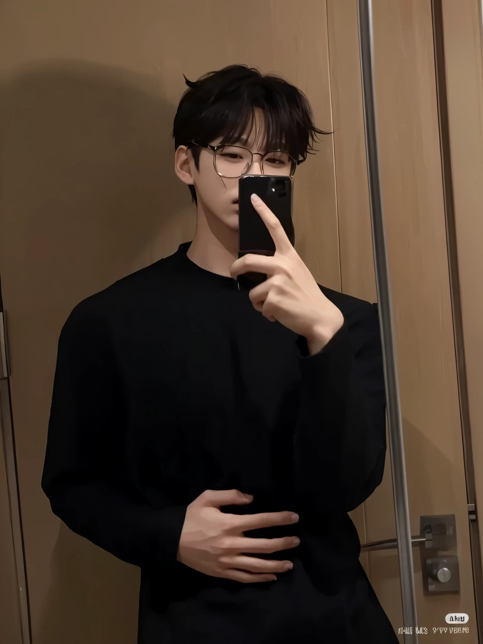 Hyunjun hur actor y idol de kpop mas realismo en el cabello y ropa, cara malvada, molesta, upset expression, ojos chinos,Small.