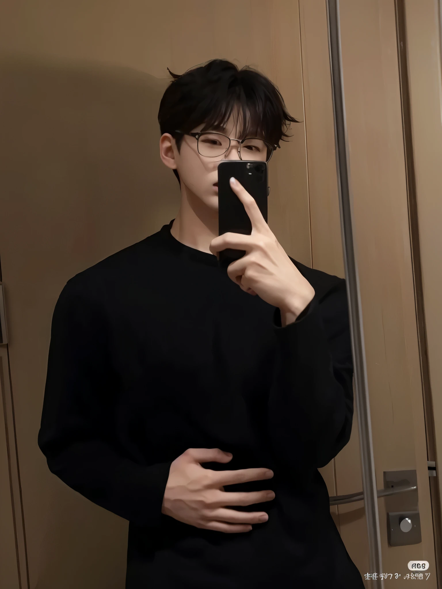 Hyunjun hur actor y idol de kpop mas realismo en el cabello y ropa, cara malvada, molesta, upset expression, ojos chinos,Small.