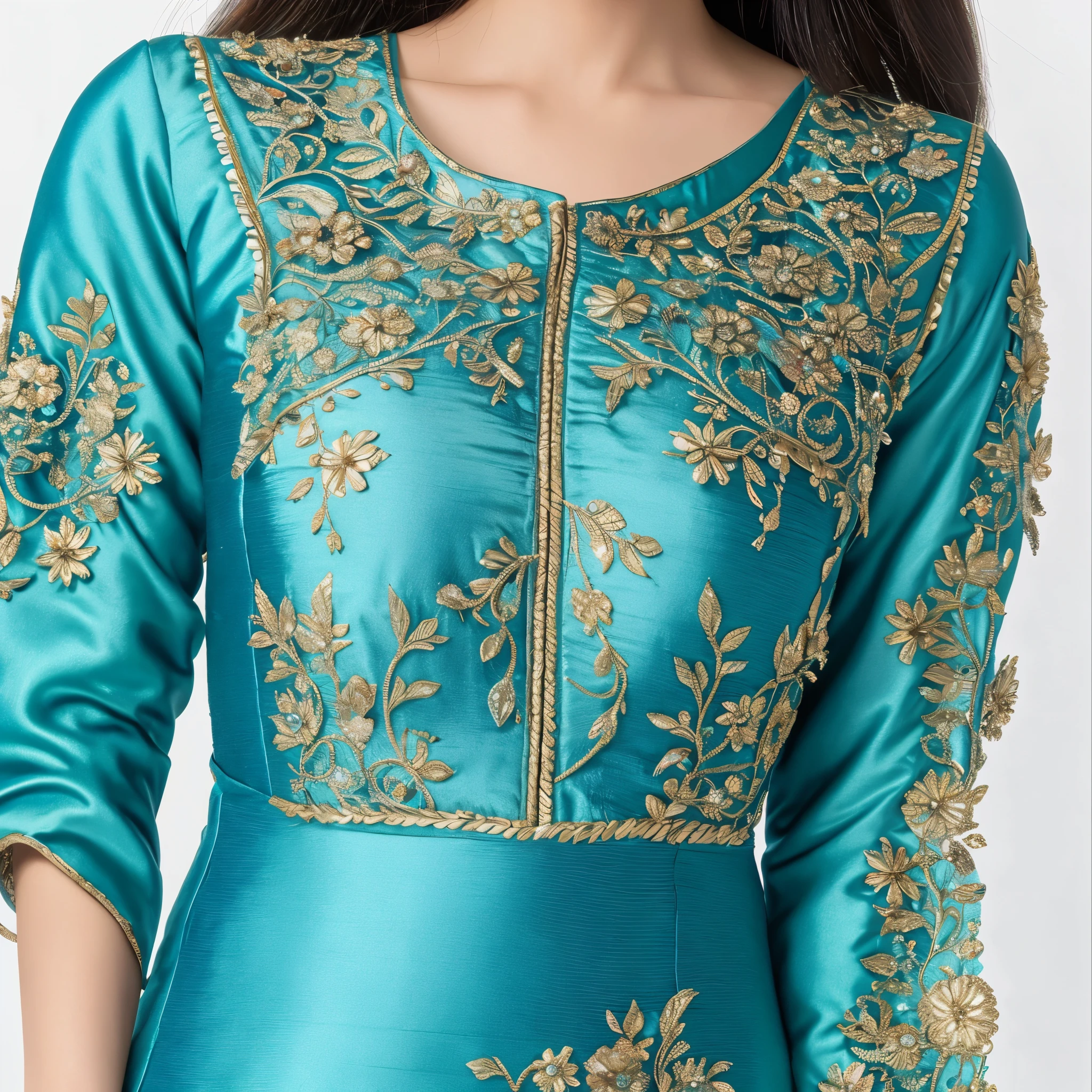 Seorang wanita Indonesia berumur 25 tahun tubuh agak gemuk, memakai kebaya biru, rambut disanggul, tampak basah kuyup karena hujan, close up low angel, intricate detail, skin texture detail