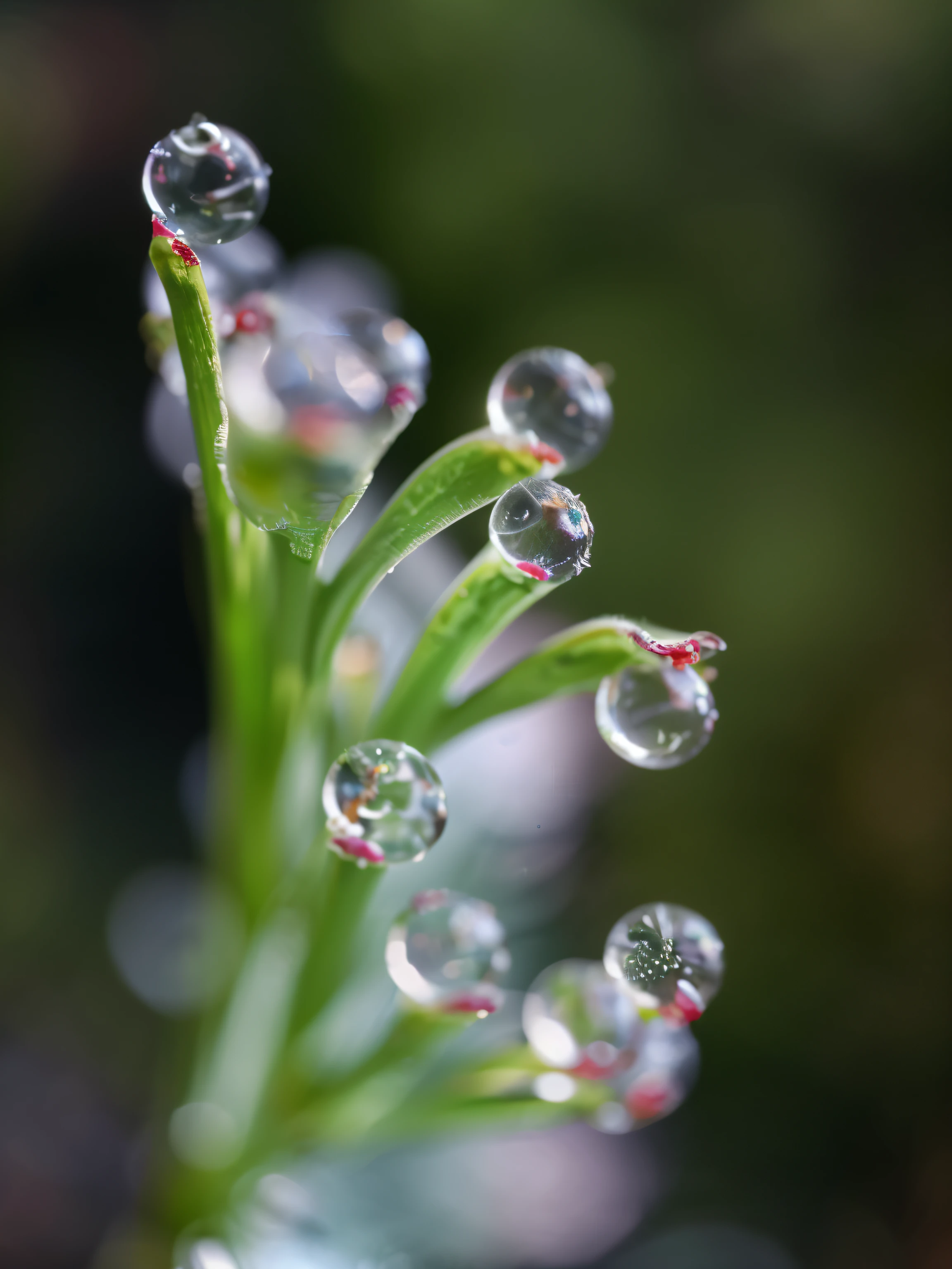 water，Clean，white，Dewdrops，water面，8k，HD quality，simple background。