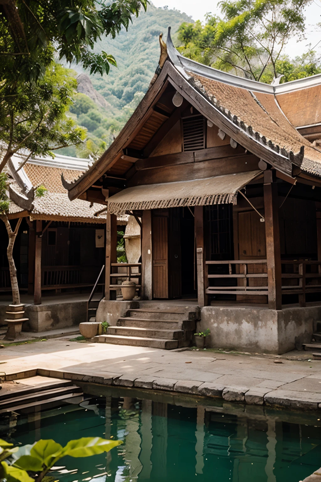 Ancient Thai style village