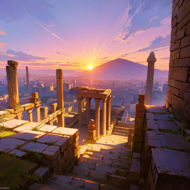 ancient city of sunset