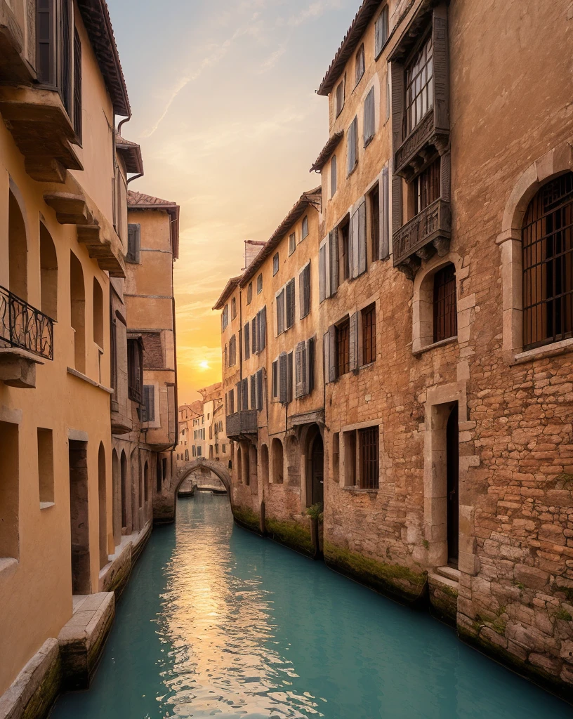 "(best quality,highres,realistic),ancient city at sunset,crumbling stonework,aged buildings,serene atmosphere,golden rays of sunlight,peaceful streets,shadowy corners,illuminated windows,reflection in the river,tranquil canals,narrow cobblestone alleys,fading colors,distant silhouettes,traditional architecture,gentle breeze,pink and orange hues,fading sun in the horizon,romantic ambiance,whispering history,quiet footsteps,silence and nostalgia,dusk settling in,time standing still,vibrant city life holding its breath,darkening sky,tranquility embracing the ancient city,soft echoes of the past,serene beauty,mysterious charm,enchanted allure,fading nostalgia,artistic romanticism,nocturnal mysteries,breathtaking views of the sunset over the cityscape"