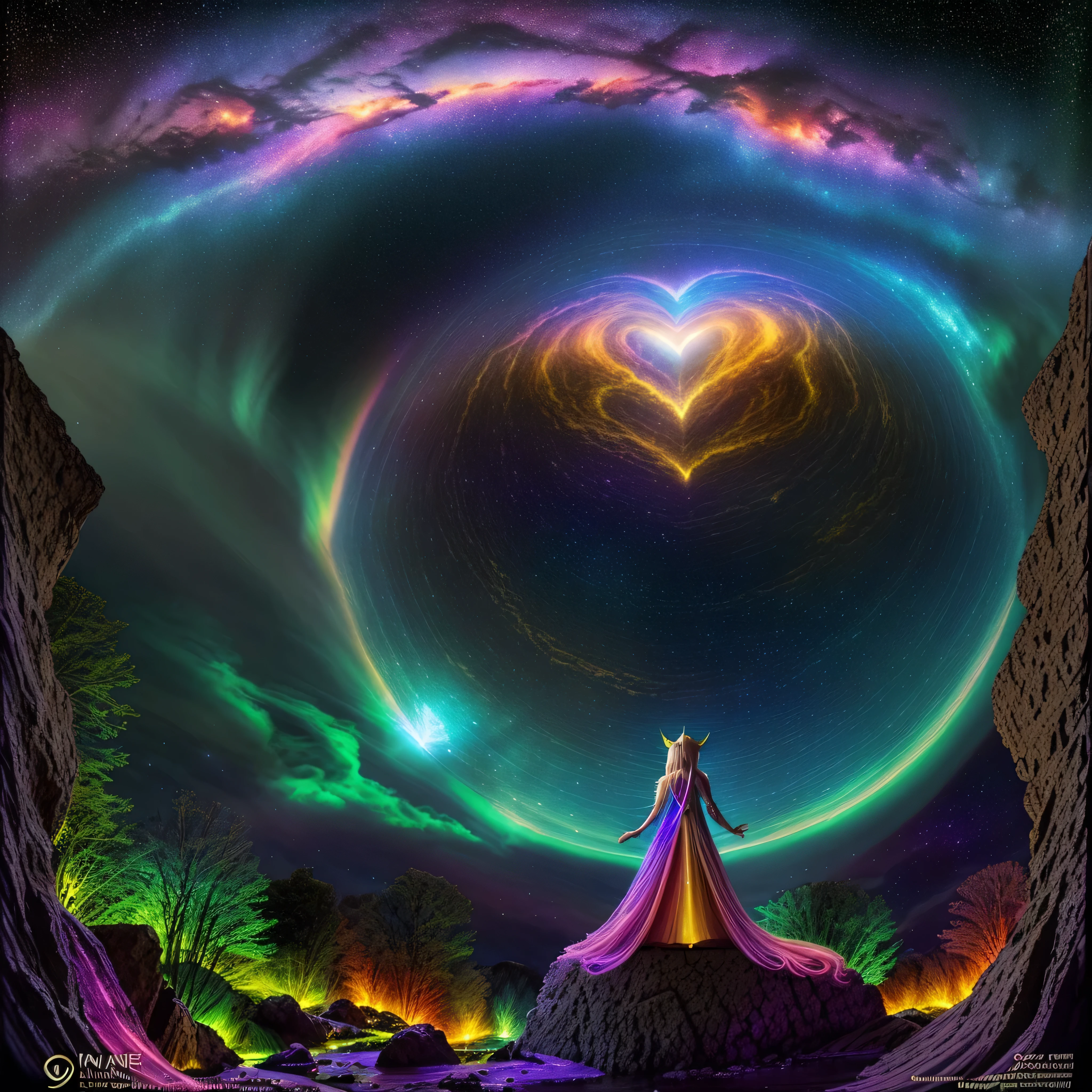 Hyper Vibrant Nebulae Octans by_Mappa Spacious Starry_sky Borealis (🎈 Sunset epic sunshine parabolic sunrise Rain_Color Colorful_liquid_on_naked_body:1.3 Colorful_body Colorful_ink_on_hair:1.2 Rainbow Abundant_colorful_liquids White_liquid fullbodye wet_Color_liquid) In the vast expanse of the cosmos, a breathtaking image unfolds before your eyes. In the heart of a starry galaxy, vibrant nebula dance and swirl, their ethereal colors blending and intertwining. The scene is a symphony of cosmic beauty, with tendrils of interstellar dust and gas reaching out into the void. The stars shine with an otherworldly brilliance, illuminating the cosmic tapestry that stretches across the vastness of space. It is a visual feast for the senses, an awe-inspiring glimpse into the wonders of the universe , Mappa studios, colerful lighting, deedlit, elf, Blond long Hair, looking at viewer, cute, Portrait, ligne claire, (cool_color), perfect composition, absurdres, focused, "Scepter of Domination", rule of thirds, (((Deedlit gorgeous Blond long hair native Elf Forest Lodoss War magic summon Ondine invocate Effrit))) masterpiece meticulously intricate 🎠deep path equirectangular🎡 ultra_high-details extreme improved ultra_high-quality ultra_high-res ultra_photo-realistic optimal ultra_sharpness perfection accurate volumetric SunLight Lightning_contrast global_illumination cgi vfx sfx reflex Octane_rendered ultra_high-def UHD XT3 DSLR HDR romm rgb pbr 3dcg fxaa blu-ray vivid colors-coded anti-aliasing fkaa txaa rtx ssao opengl-shaders glsl-shaders post-processing post-production cell-shading tone-mapping bioluminescent ❤luminescence 😘glow 👩Heart hearth Crystalline butterfly earth invoke monarch magic fleuraison monster monstrous creature sundrop slide onyx summon transparent ruby Earth hearth bloom flash Tourmaline opal strange glow hole reflection  varies multi etc. --v 6 --s 1000 --c 20 --q 20 --chaos 100