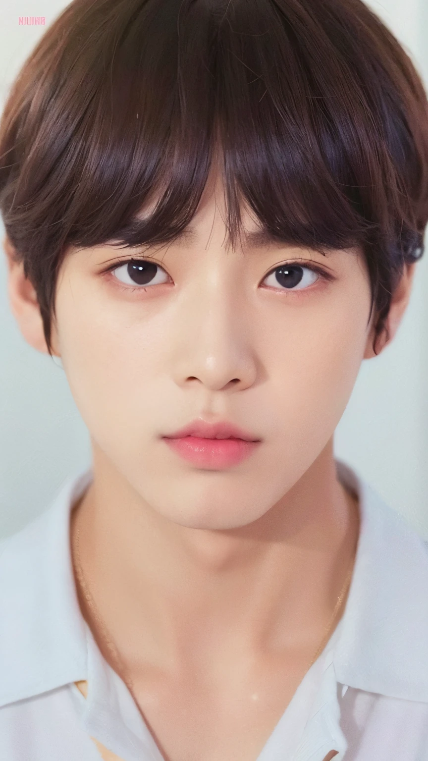 There's a kid with headphones on and a pink sweater, ulzzang, Ulzzang masculino, Wan adorable cara coreana, Cai Xukun, kanliu666, Jinyoung Shin, Ruan lindo vtuber, Kim Doyoung, Chiho, e-chica, E - Chica, Jung Jaehyun, Jaeyeon Nam, Sakimichan