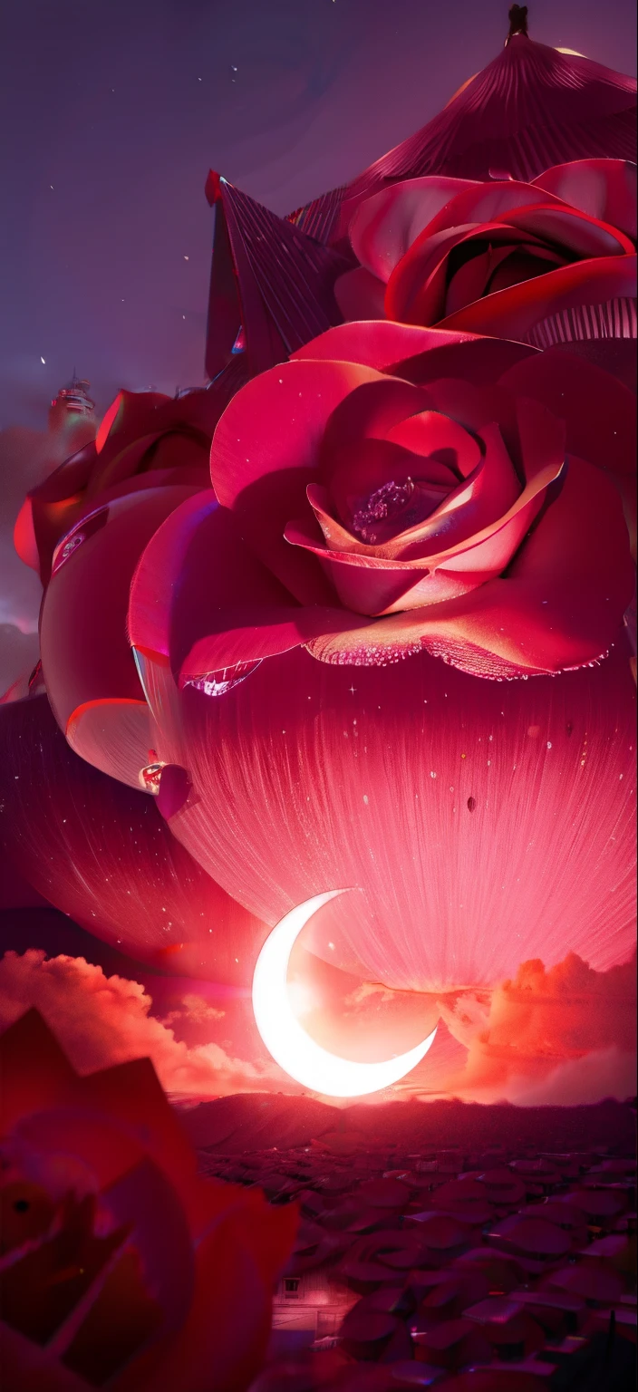 giant rose moon