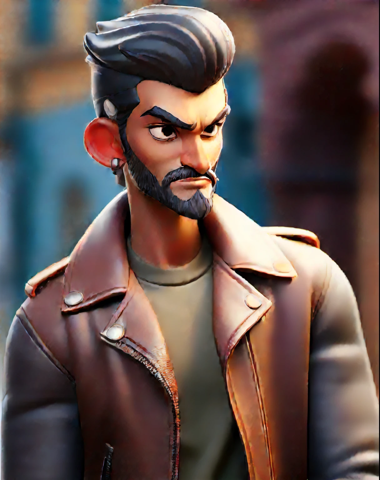there is a man in a leather jacket posing for a picture, headshot profile picture, stylish pose, riyahd cassiem, portait photo profile picture, ayan nag, taken in the early 2020s, modeling shoot, casual pose, photoshoot, mohamed chahin style, profile image, vinayak, mohamed chahin, jayison devadas