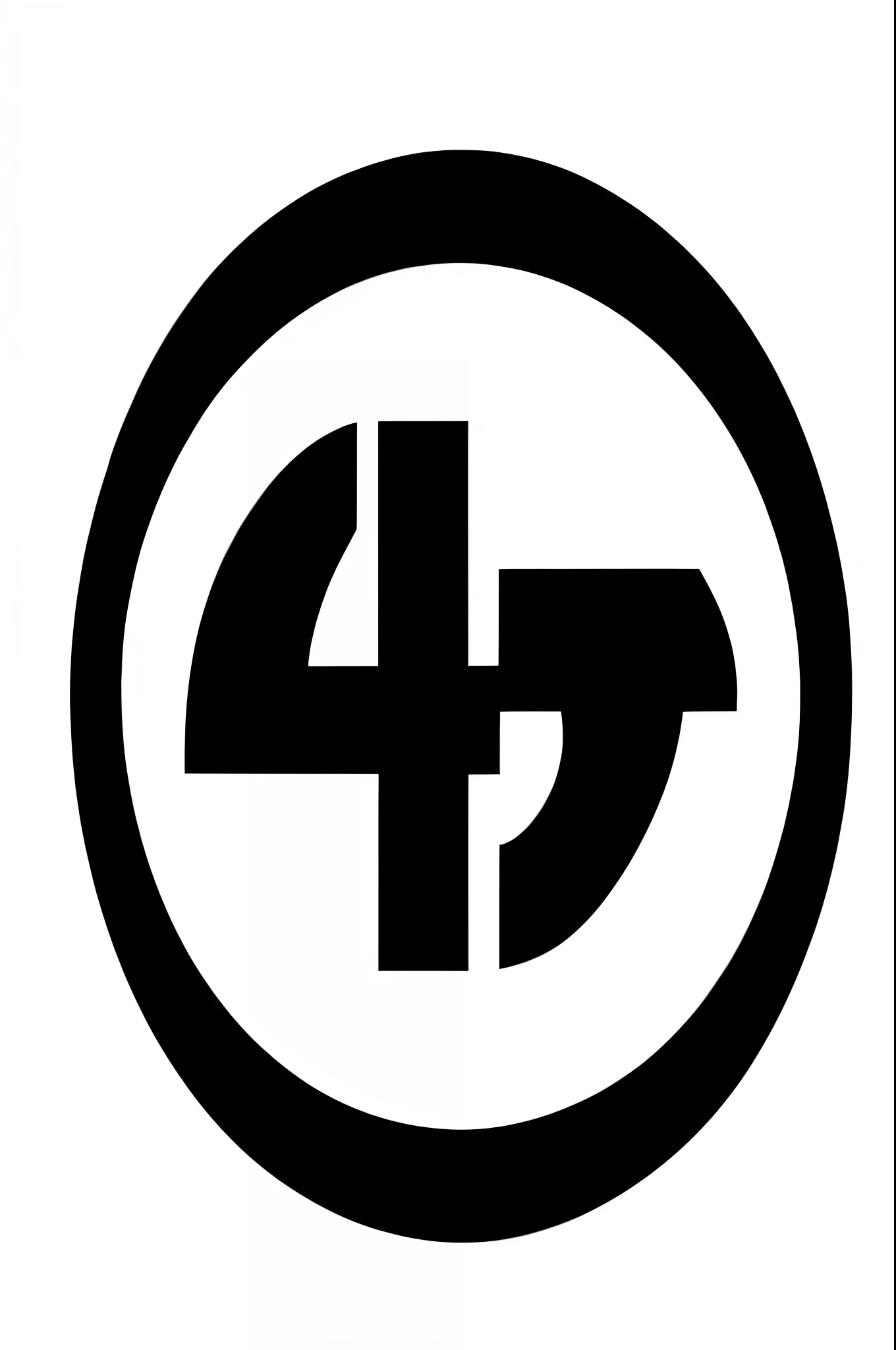a close up of a black and white logo with a four - letter symbol, black and white logo, round sign, Single flag, sign without text, 2d vector logo, Iconic glyphs, 2D logo, logo, symmetry sign, header with logo, Canada Council, high quality photos, glagolitic glyph, Simple logo