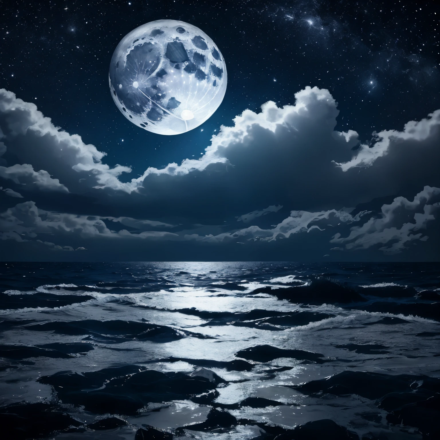 wind blowing moonlight。
