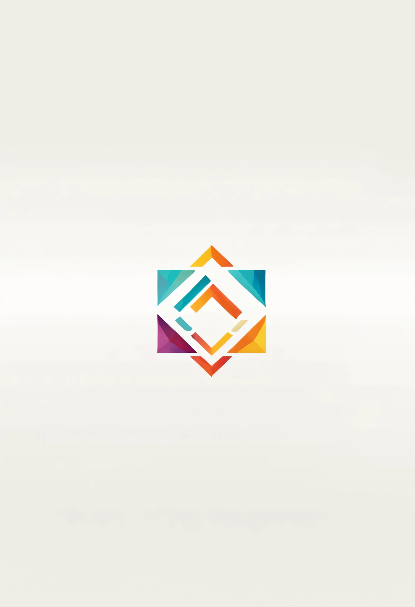 Logo for a home architect company "Cushion design'" , White background, white letters, Symmetrical, modern,rich and colorful , technological