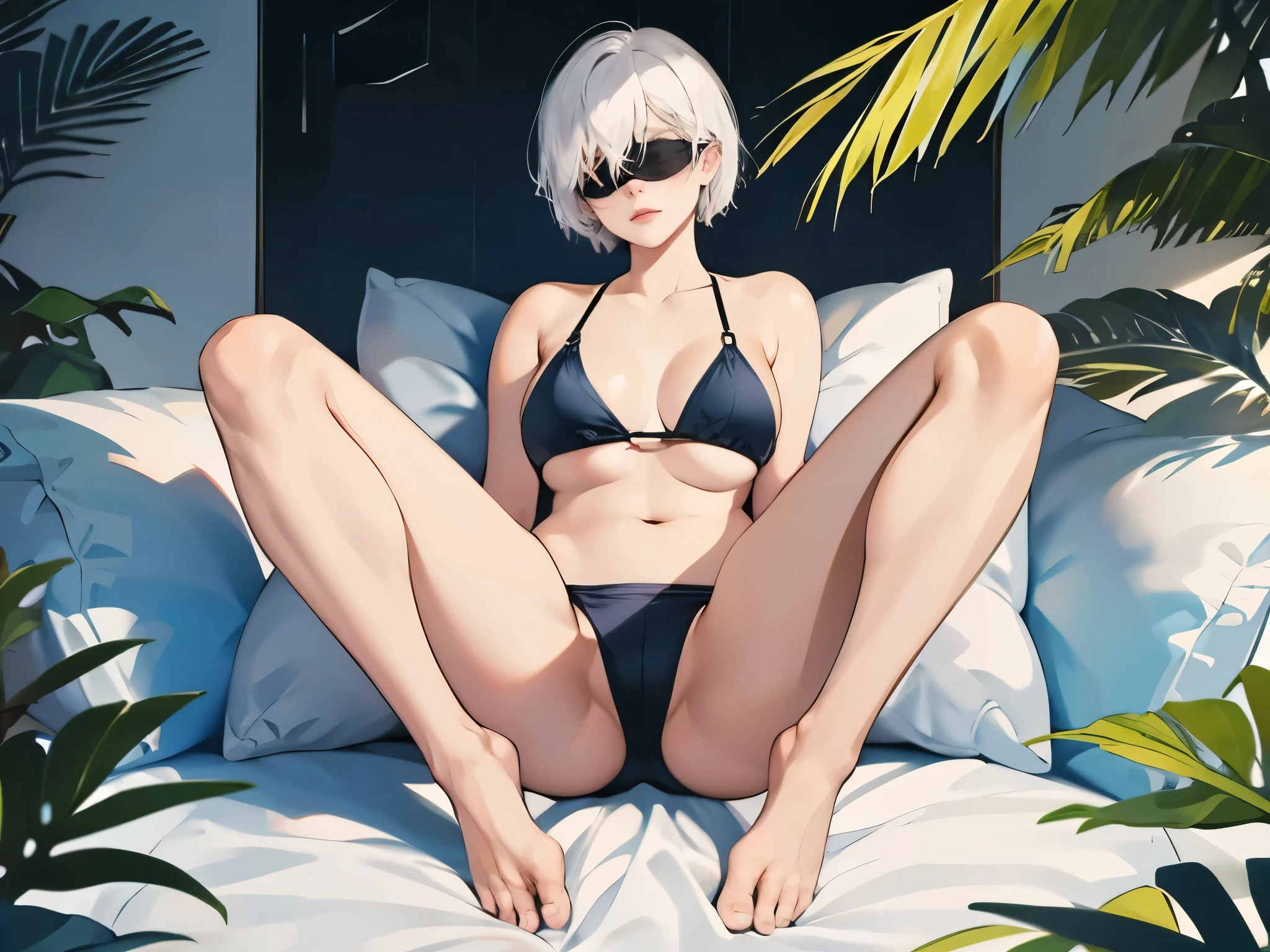 Black blindfold