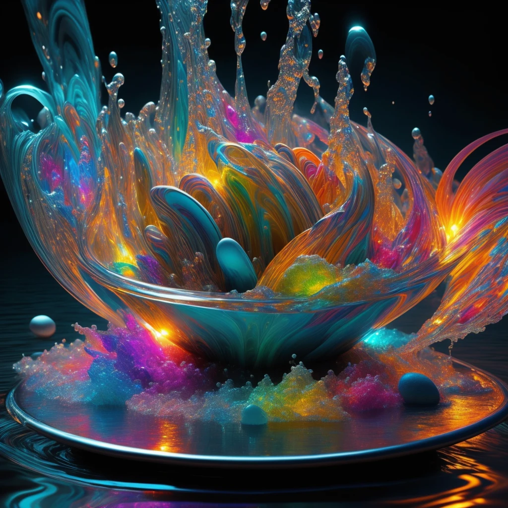 A photograph hyperrealistic Space in a cup of coffee. Spiral galaxies swirl in your cup of good Robusta . Remember that coffee beans (like all matter in the universe) were once Stellar Matter. Enjoy. Incredible octane rendering, Realistic octane rendering Close-up fantasy with water magic, movimiento, salpicaduras, gotas, (Vista de primer plano ) , cinematography lighting, efecto de luces led multicolores en el agua de la piscina, salpicaduras multicolores, gotas multicolores, Alberto Seveso Arte, , ultra-high def, no borroso, Texturas, 3d, cinematic landscape