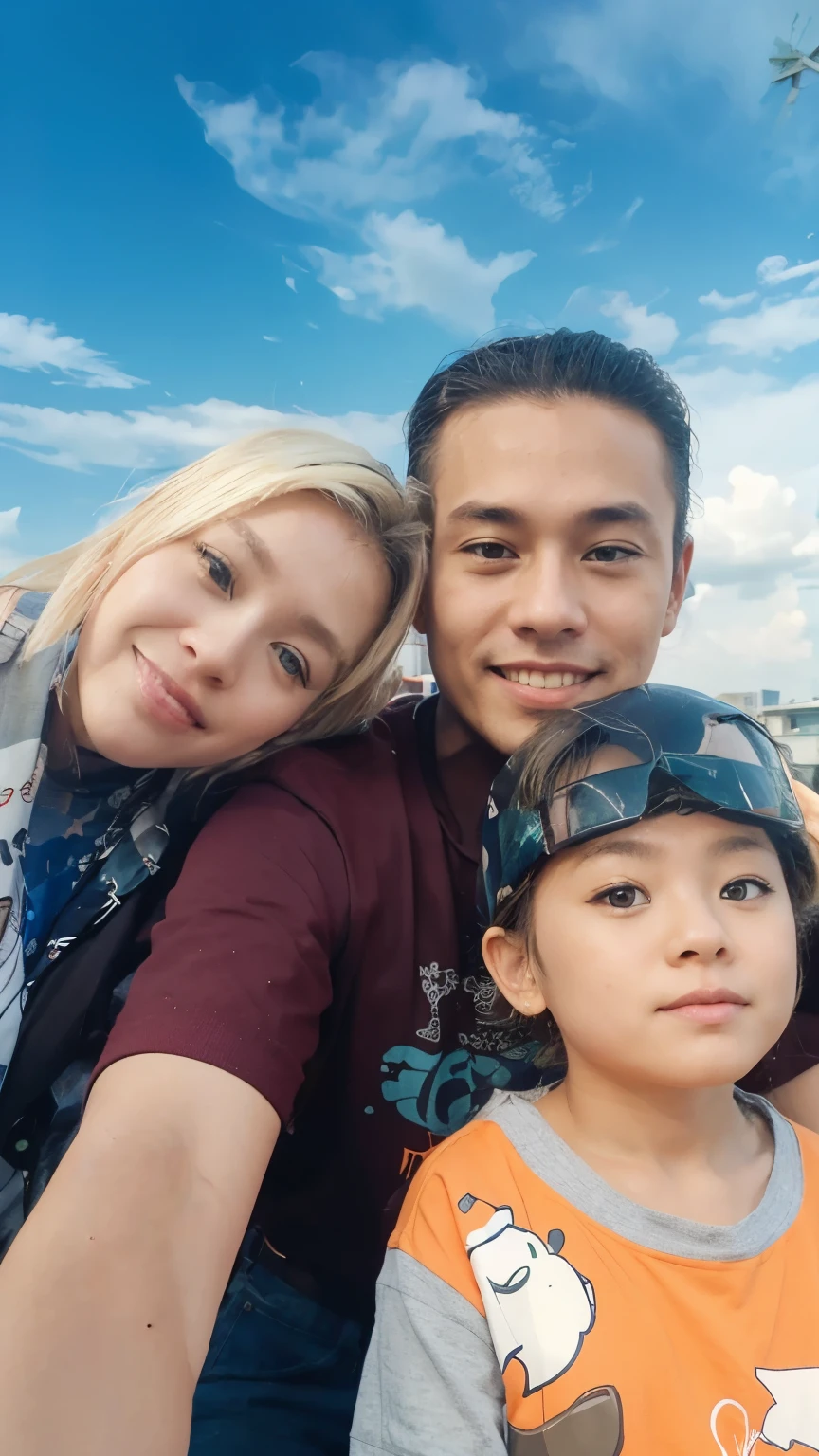 Tokyo city, blonde hair