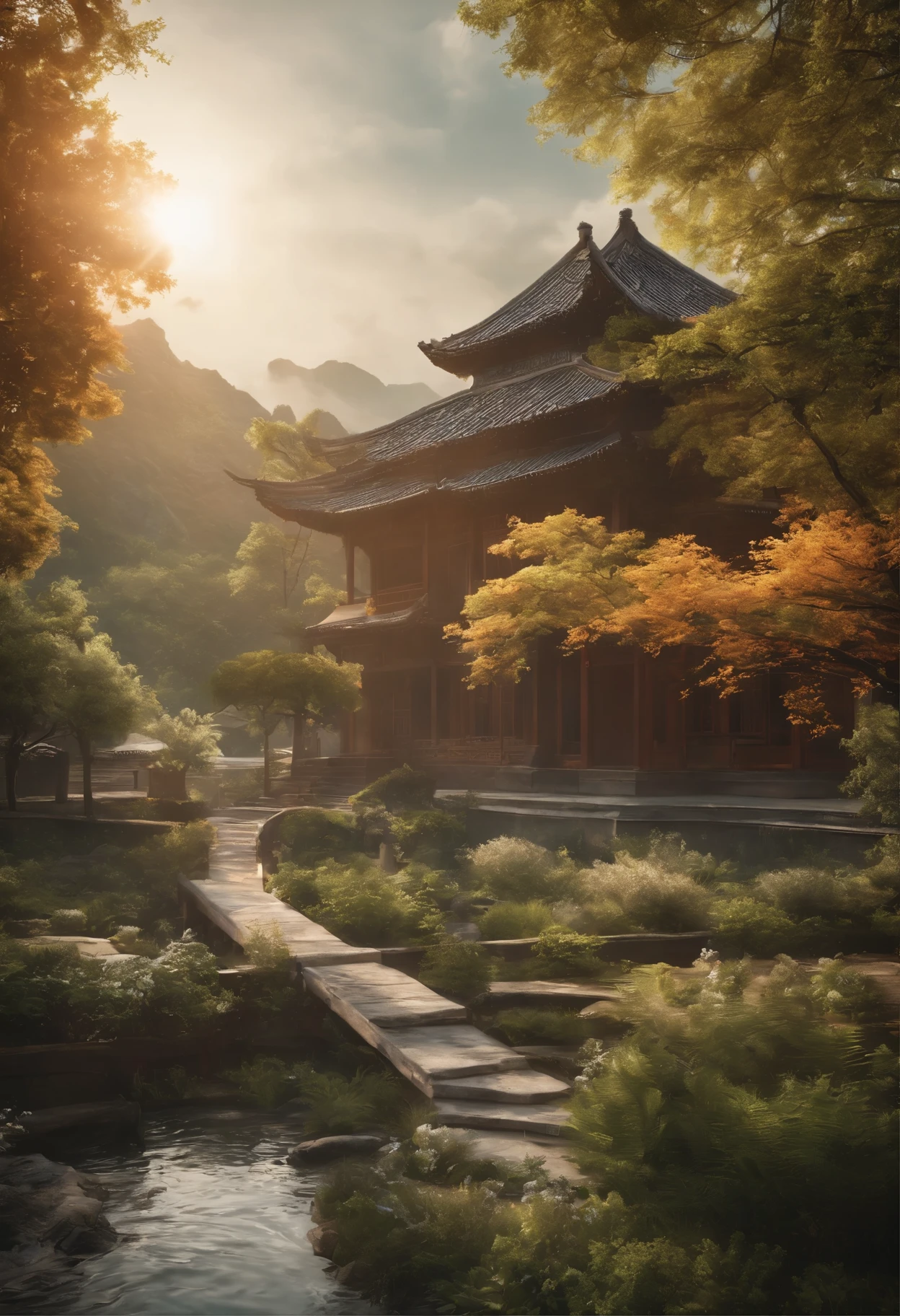 Heat and solar terms,Summer gets cooler,ultra-realistic image,Real-world scenarios,8K分辨率,Detailed and minimalist environment,The is very detailed,top-quality,artsy photography,Chinese idyllic,Miniature scenes,Cinematic texture ,ISO 100,