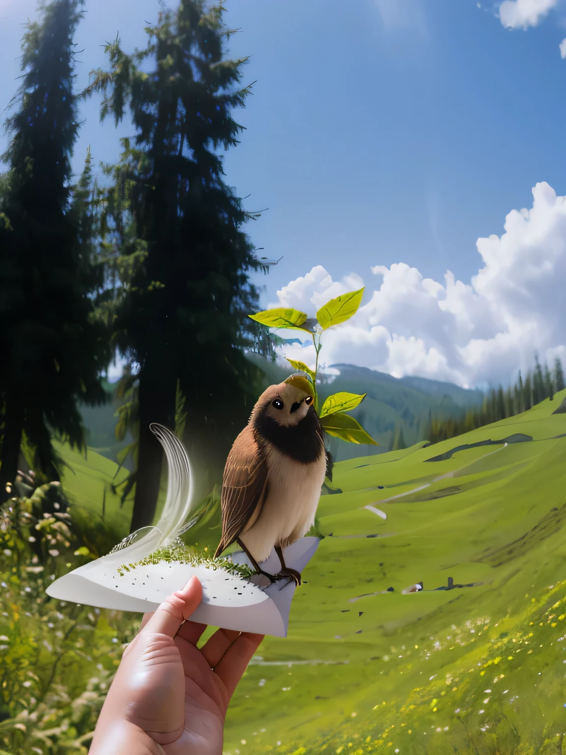 create realistic image keeping in mind this image