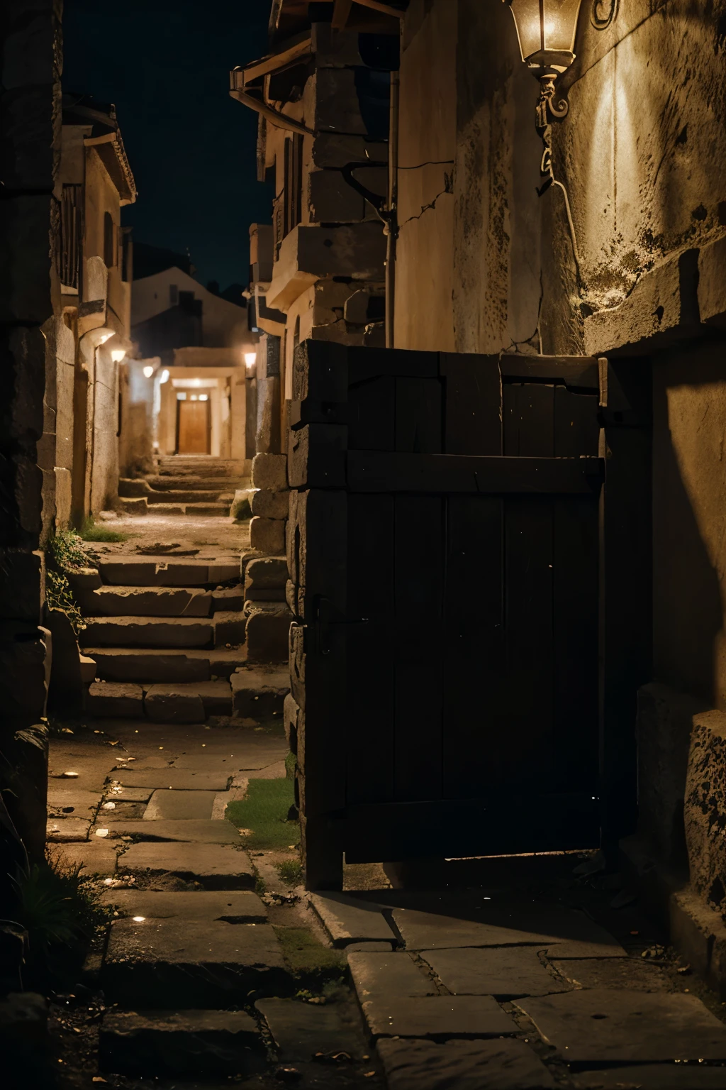 ancient greek village dark theme deeply connectet with stoicism