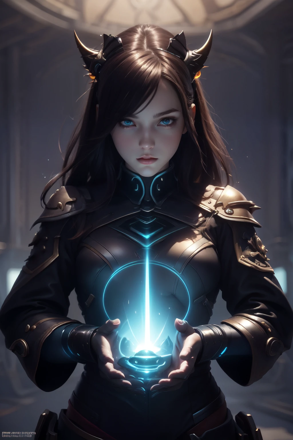 beautiful and very detailed masterpiece, soft lighting, depth of field, ultradetailed, highly detailed, high quality concept art, incredibly smooth, trending on artstation, 4k HD, amazing glowing shadows, clean image, high detail professional art, high definition, Luminous Studio graphics engine, Visually immersive image, red eyes, cute girl portrait, black hairs flowing underwater, demon dark princess kimono leather chocker school in space, flame magic, cinematic lighting, by stanley artgerm lau, wlop, rossdraws, detailed eyes, james jean, light by julie bell, Greg Rutkowski and Alphonse, emma watson, anime, by stanley artgerm lau, wlop, rossdraws, detailed eyes, james jean, light by julie bell, Greg Rutkowski and Alphonse