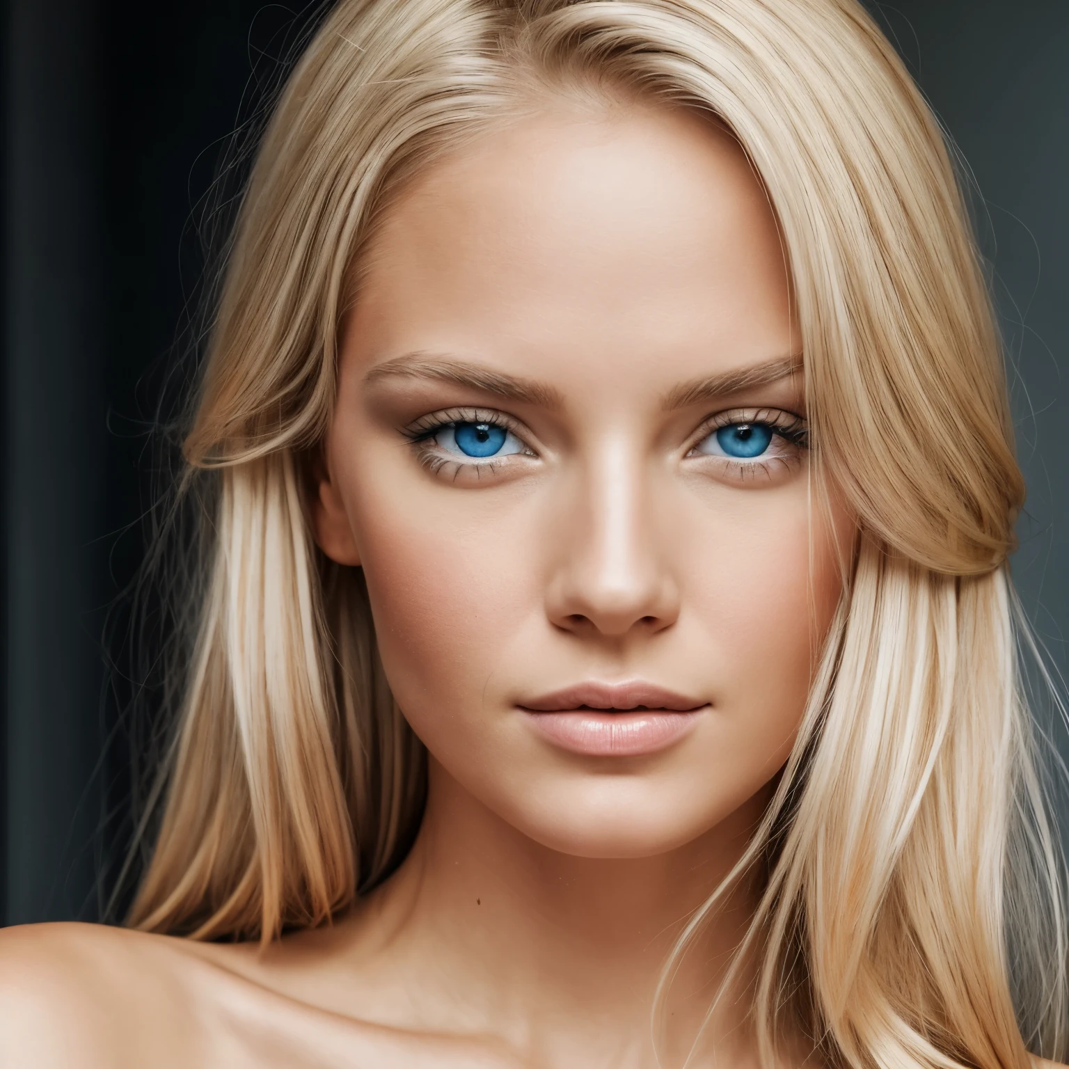 a blonde woman with blue eyes, in the style of natural, timeless beauty, 32k uhd, blink-and-you-miss-it detail, voigtlander bessa r2m, light orange and gray, captivating lighting --ar 9:16 --stylize 750 --v 6