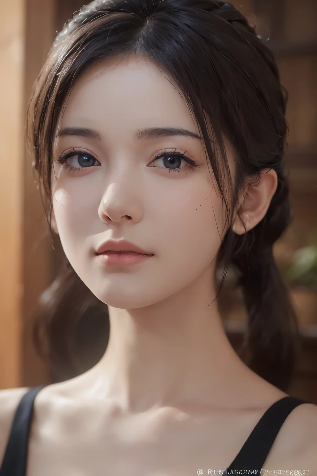 (Masterpiece: 1.0), (Best Quality: 1.4), (A high resolution: 1.2), (Photorealistic: 1.4), (8K, Raw photo: 1.2), Unfiltered and detail-driven, Unreal Engine, Ultra-realistic eyes with intricately detailed subsurface scattering, True-to-life textured skin, High-definition, High-detail RAW image, (Detailed skin with vivid pores and complexion), (Intricately detailed with fine lines and subtle textures), (Hyperdetailed with lifelike imperfections),
A stunning portrait of a 35-year-
