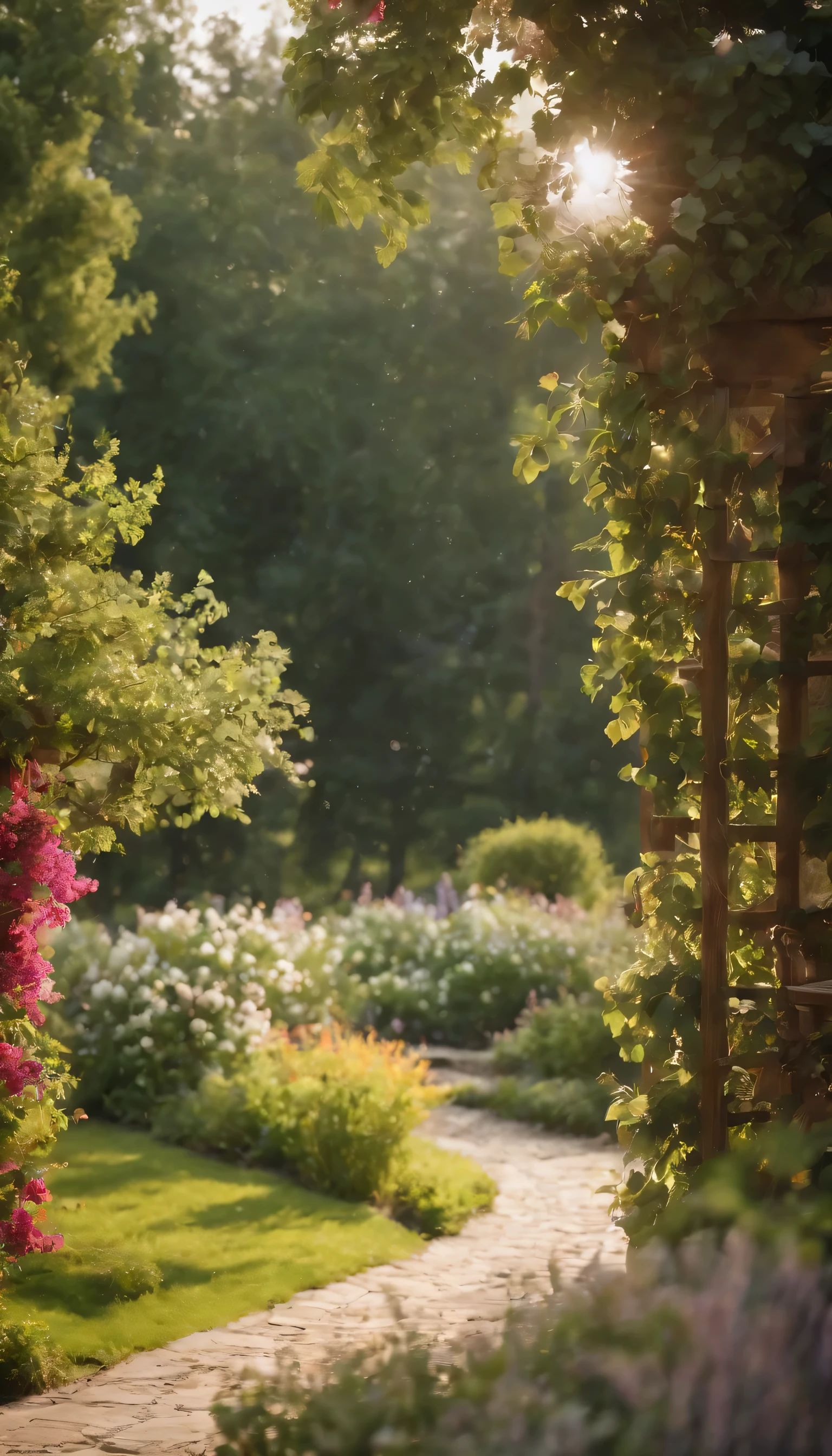 (Highly detailed CG Unity 8K wallpaper、masterpiece、highest quality、Super detailed)、(best lighting、best shadow、very delicate and beautiful)highest quality、8K、Detailed facial depiction、masterpiece、highest quality、clear image quality、A photo of a vast field seen from the balcony