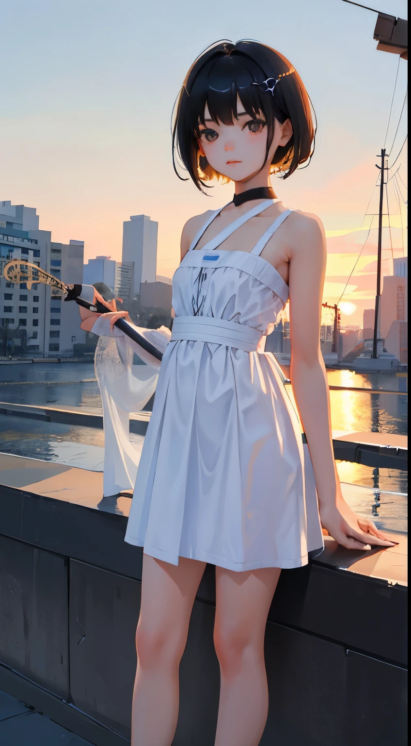 (masterpiece, best quality:1.3)
YunaFF10,  1girl, solo, looking at viewer, smile, short hair, blue eyes, naked, brown hair, hair ornament, jewelry, yuna (ff10),  naked portrait, nude photography,  shiny nipple, show armpit 