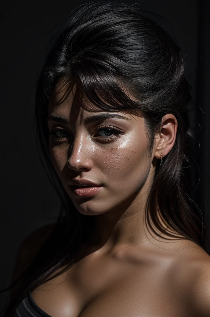 portrait of a girl with a dragon tattoo on her arm, bright colors,  hard shadows, Artistic photography, soft focus, atmospheric perspective, diffusion, pore correlation, skin imperfections, depth of field, complex natural lighting. 