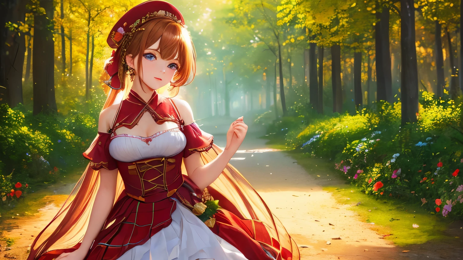 ((masterpiece,best quality,ultra detailed,ultra high res,detailed background)),soft focus,vibrant colors,light leaks,dreamy atmosphere,chiaroscuro,BREAK 
experimental charm,nostalgic appeal, country girlfriend, she take you with yourself