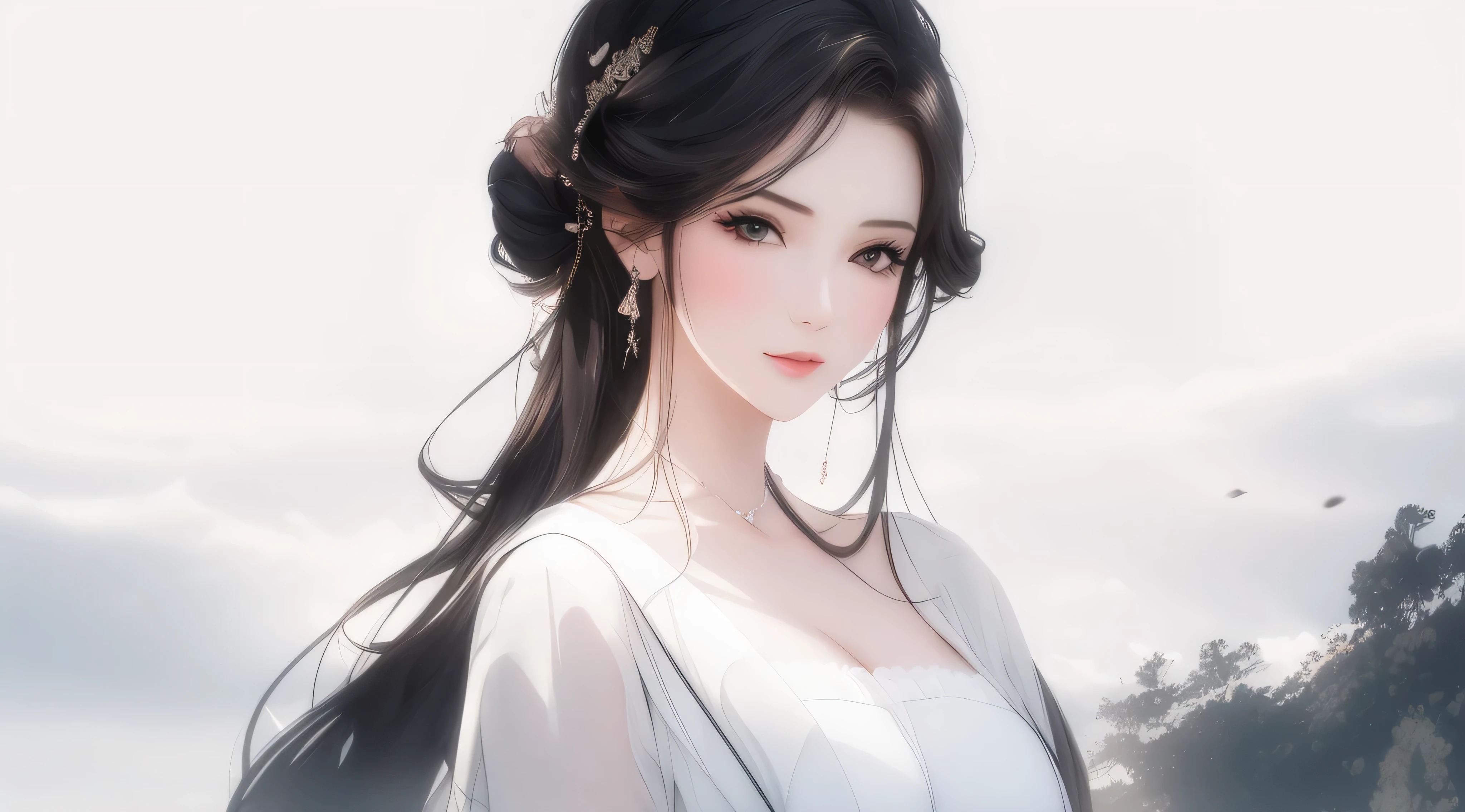 a beautiful and charming girl,Sexy,raw picture,best picture quality,masterpiece,high resolution,blush,dynamic lighting,Cinema light and shadow,tall and thin,pretty face,huge breasts