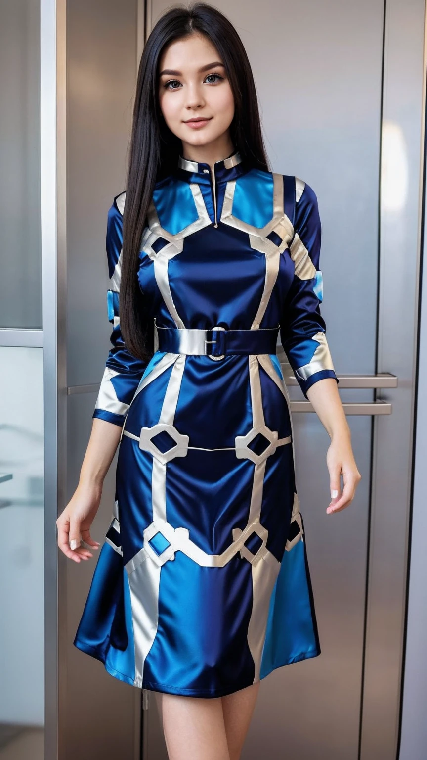 1girl with 30 years old , Look at the viewer, close look, Magnetic Morphing Attire:
A modular dress with magnetic components that can be rearranged to create different looks, allowing for a versatile and customizable wardrobe. , different colors seductive outfit, Just sexy