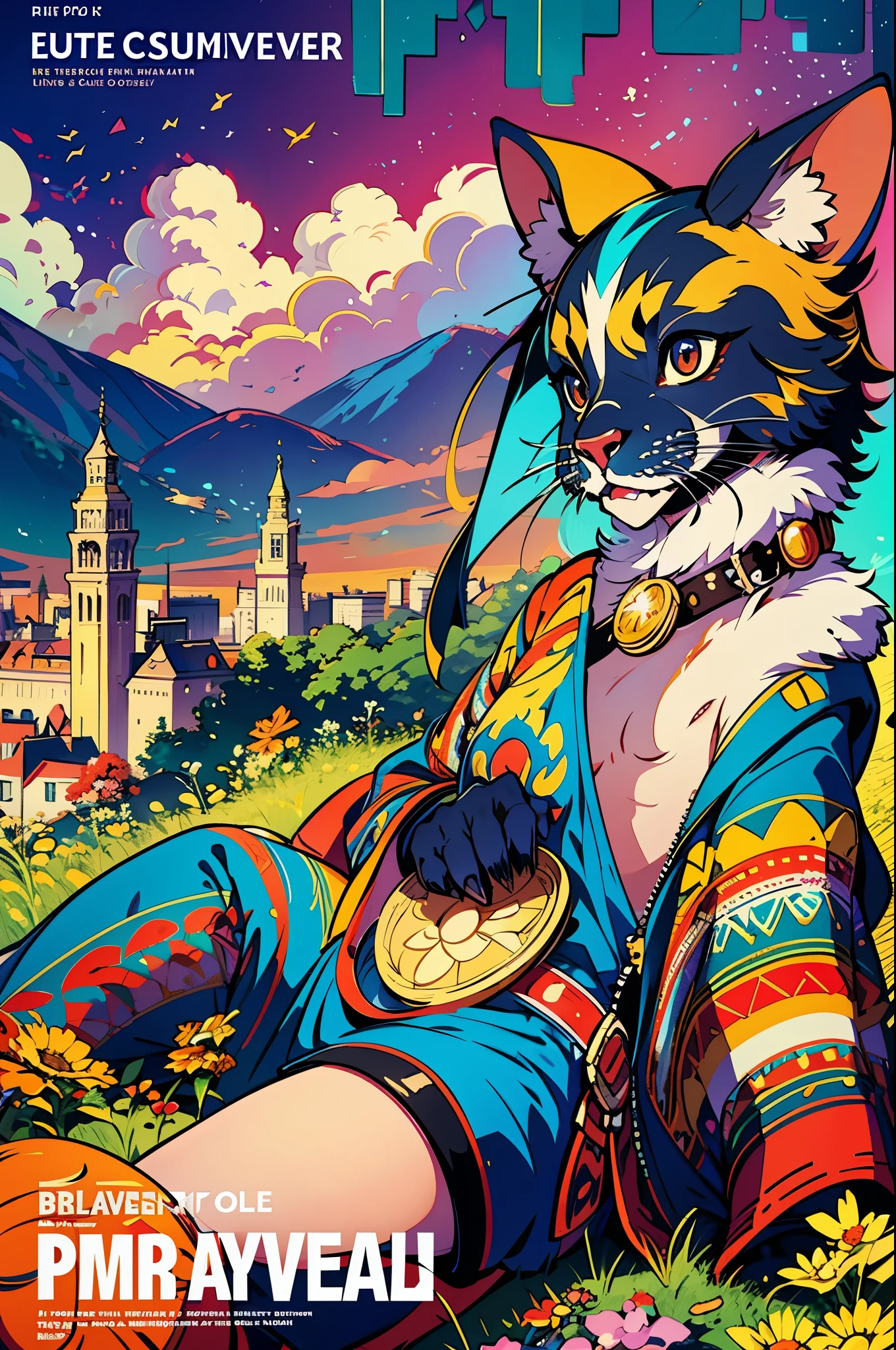 cover_page, super high resolution, detailed background, World Heritage Site, 6+boys, 6+girls, Happy, joyful, absurdres(Photos of solo travelers)(kemono, furry anthro),