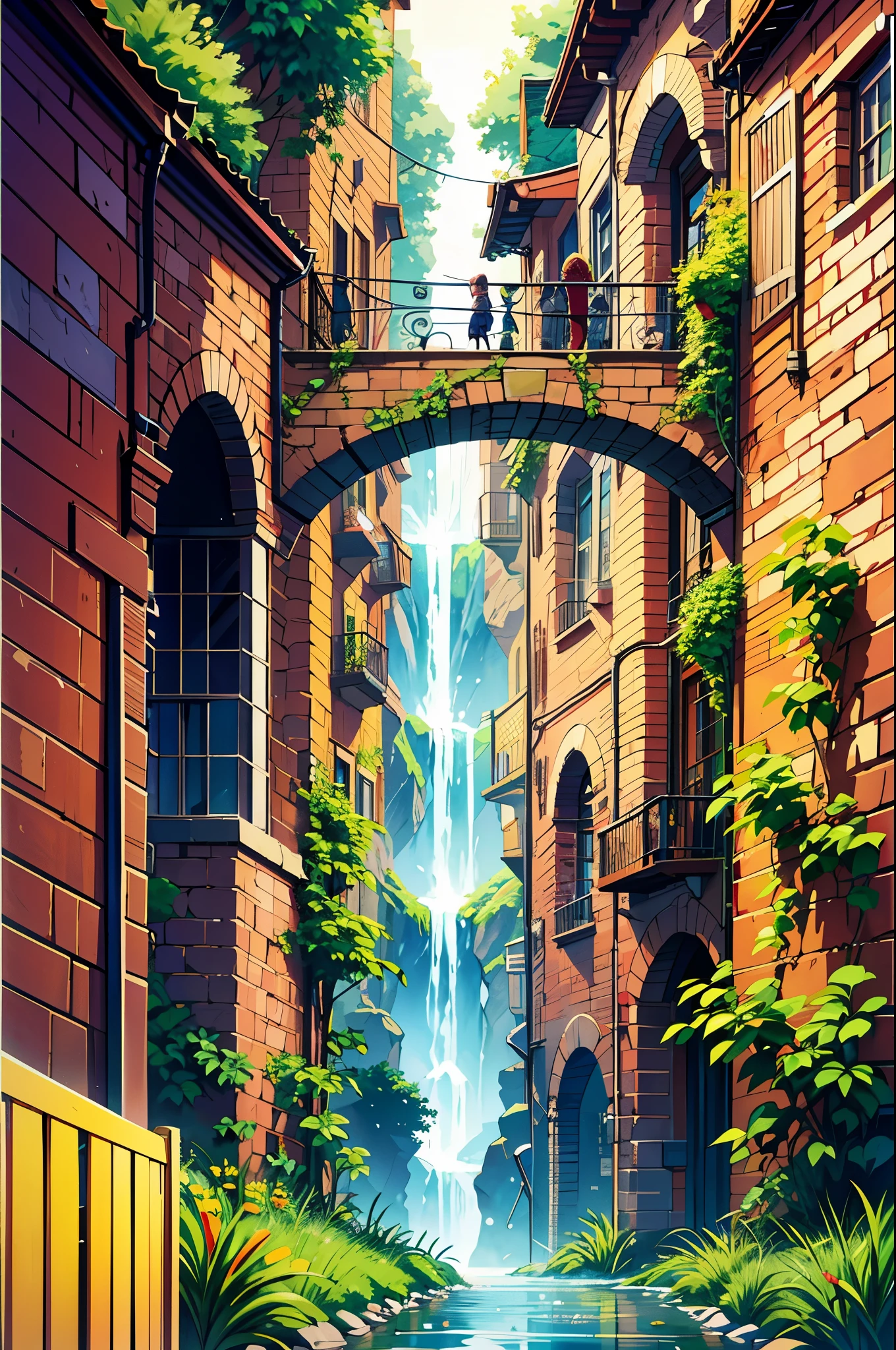 cover_page, super high resolution, detailed background, World Heritage Site, 6+boys, 6+girls, Happy, joyful, absurdres(Photos of solo travelers)(kemono, furry anthro),