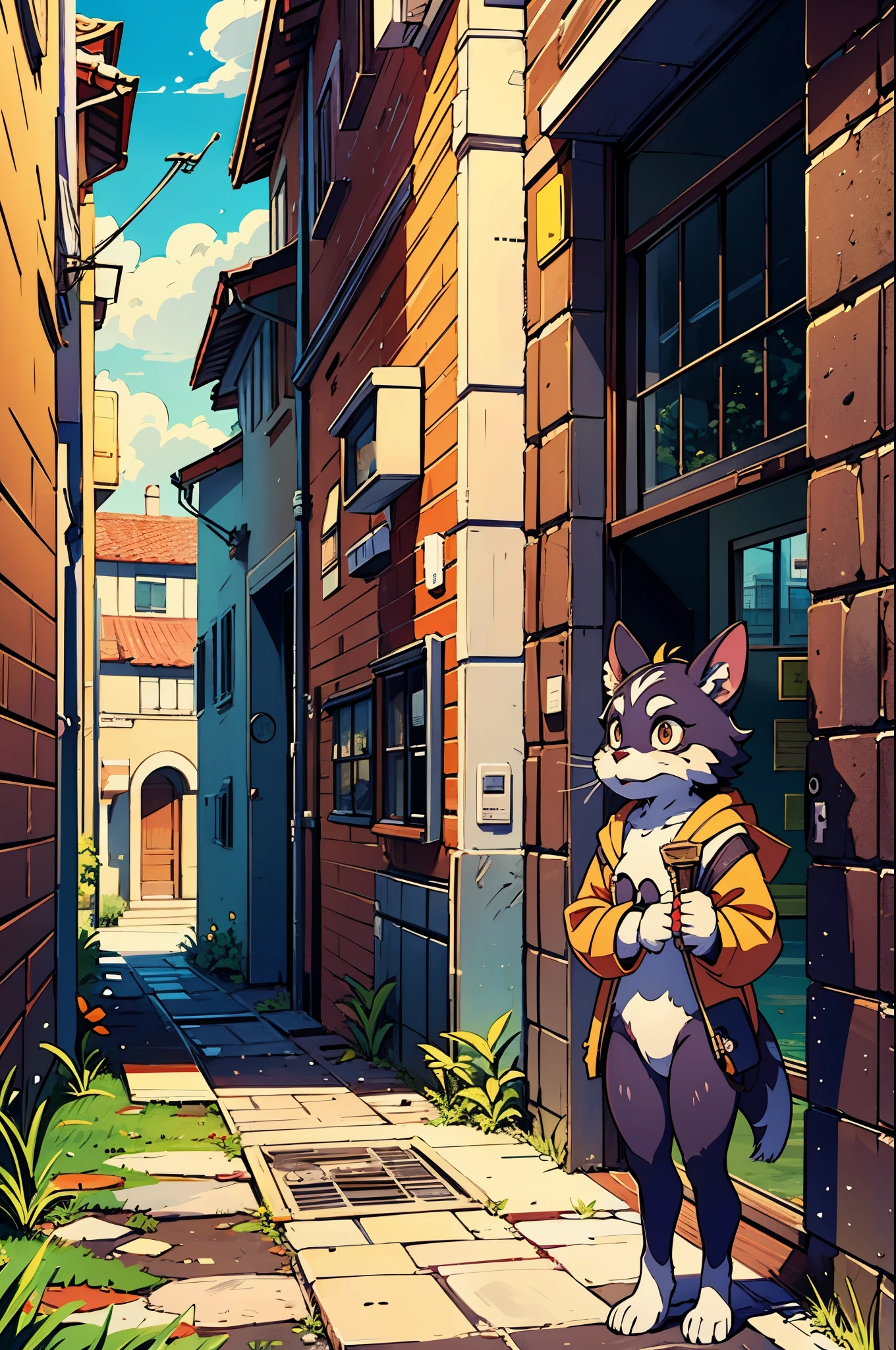 cover_page, super high resolution, detailed background, World Heritage Site, 6+boys, 6+girls, Happy, joyful, absurdres(Photos of solo travelers)(kemono, furry anthro),