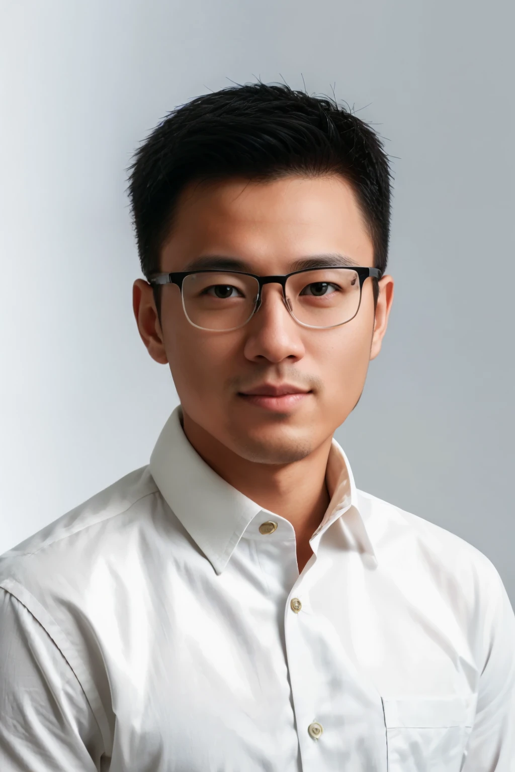 arafed man with glasses and a white shirt posing for a picture, nivanh chanthara, darren quach, bao pham, jesper esjing, headshot profile picture, victor ngai, yanjun chengt, dzung phung dinh, mohamed chahin, david luong, kakar cheung, peter xiao, reuben wu