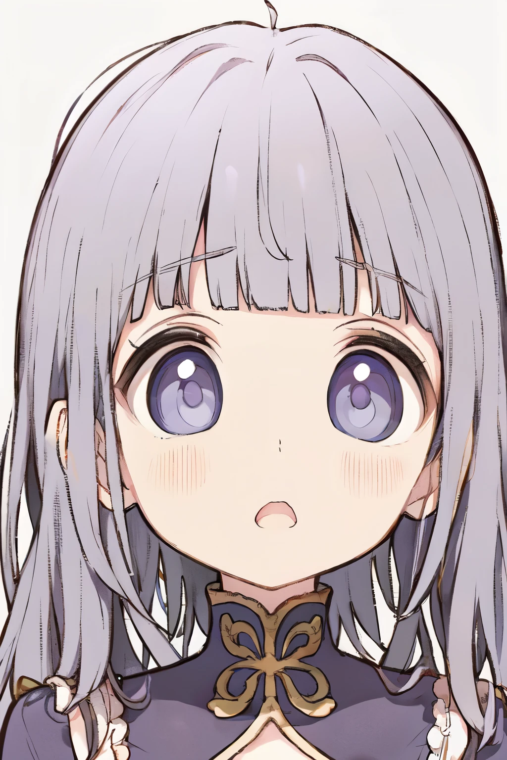 ((best quality)), ((masterpiece)), (detailed), perfect face, anime girl with purple hair around of garden of lavenders, an anime drawing inspired by Yanjun Cheng, pixiv, rococo, anime visual of a cute girl, beautiful anime art style, anime aesthetic, high quality anime artstyle, guweiz, soft anime illustration, lilac, beautiful anime portrait, sakimichan, anime art style, beautiful anime style, cute dressing, cute dress, terrified, scared, horrified, girl scared, terrified girl, terror-striken, full-body