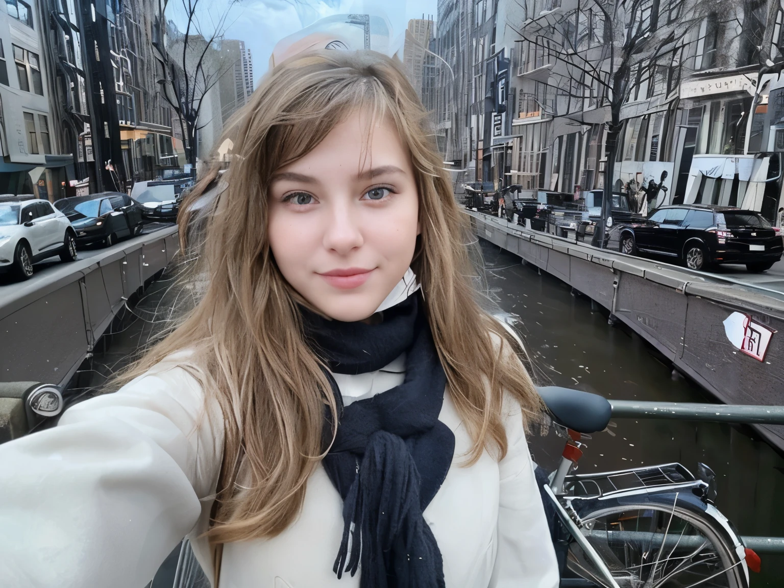 beauiful girl in new york city
