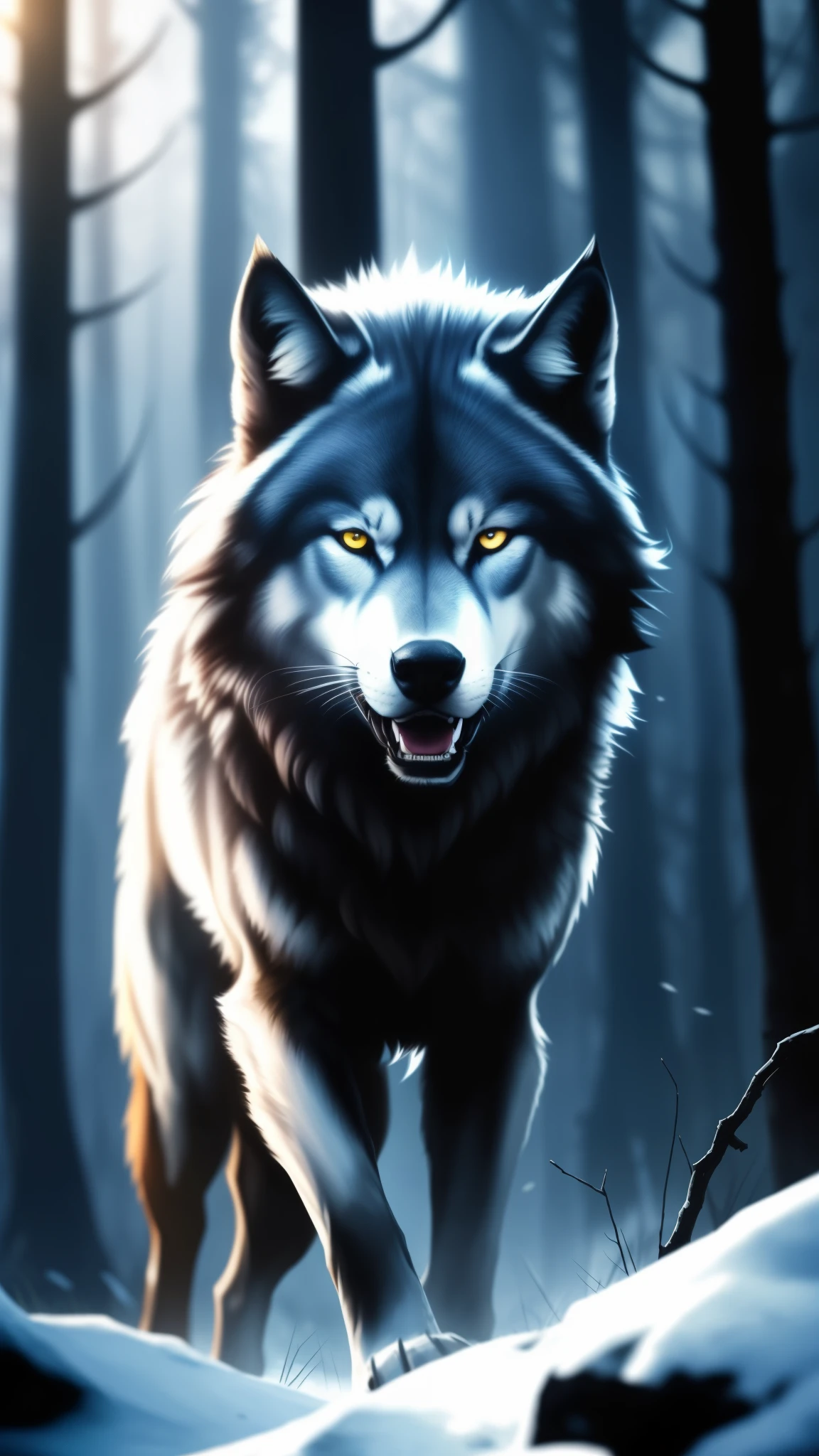 a painting of a No or with blood on the face, Lobo no inferno, No or, photo of No or, portrait of No or fantasy, imagem do avatar, He ad No or, Grim - Lobo, Big No or, portrait of No or, No or, No or alp ha head, wolp, foto de perfil, AngieNão or, No or, alto detalhamen to), He has No or yellow eyes, Meio Lobo, No or dark grey