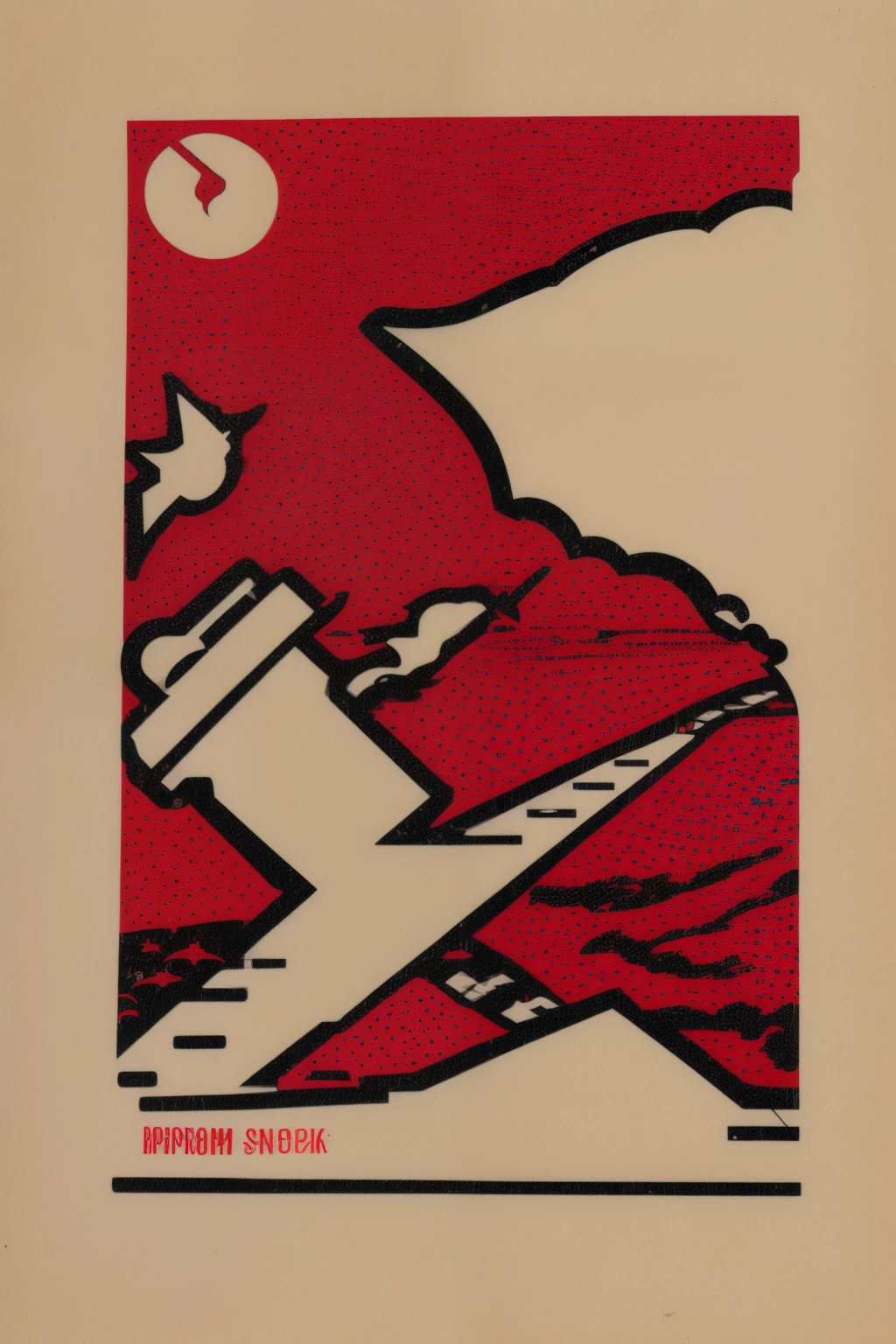 A highly detailed Soviet era vintage matchbox label, pop art,  red, black, typography, propaganda  vintage paper, the rule of thirds, trending on artstation, UHD, 8k, VSML, Soviet propaganda, 1918, 1922, 