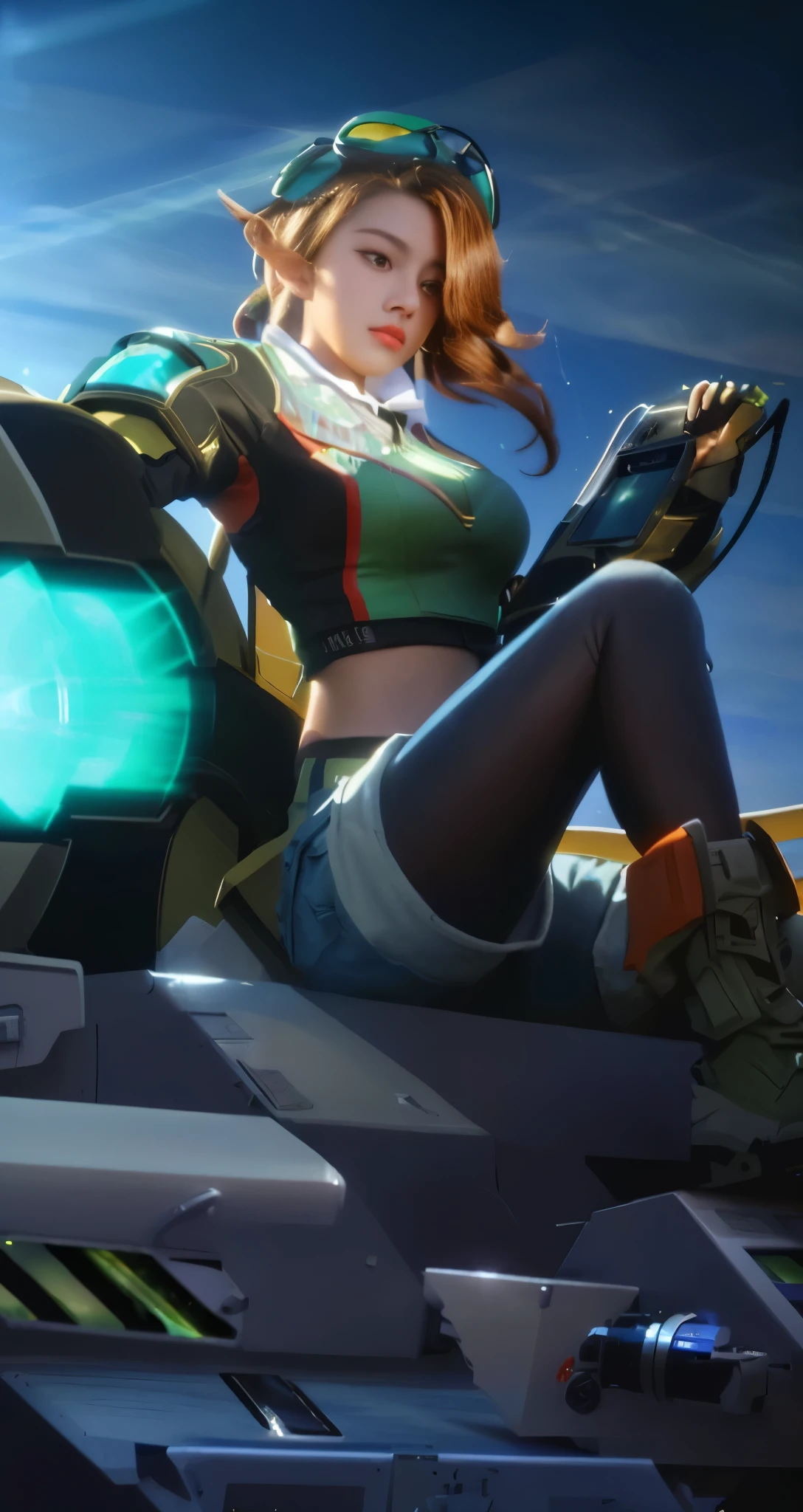 Real life adaption of this character, teen beauty face, realistic same hair, realistic same background,realistic same outfit, realistic light, realistic shadow, realism, hyper realistic, (photorealistic 1:2)