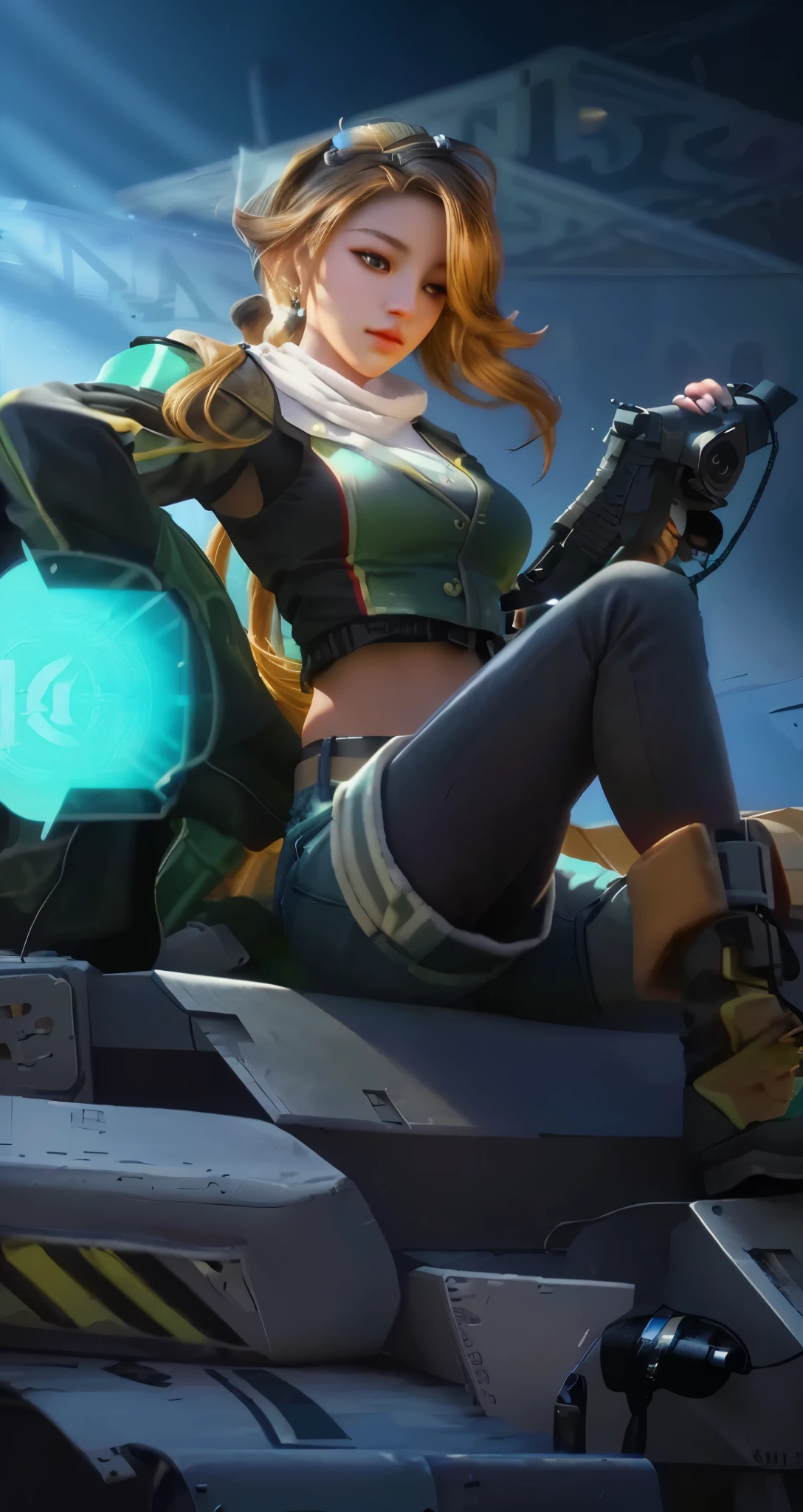 Real life adaption of this character, teen beauty face, realistic same hair, realistic same background,realistic same outfit, realistic light, realistic shadow, realism, hyper realistic, (photorealistic 1:2)