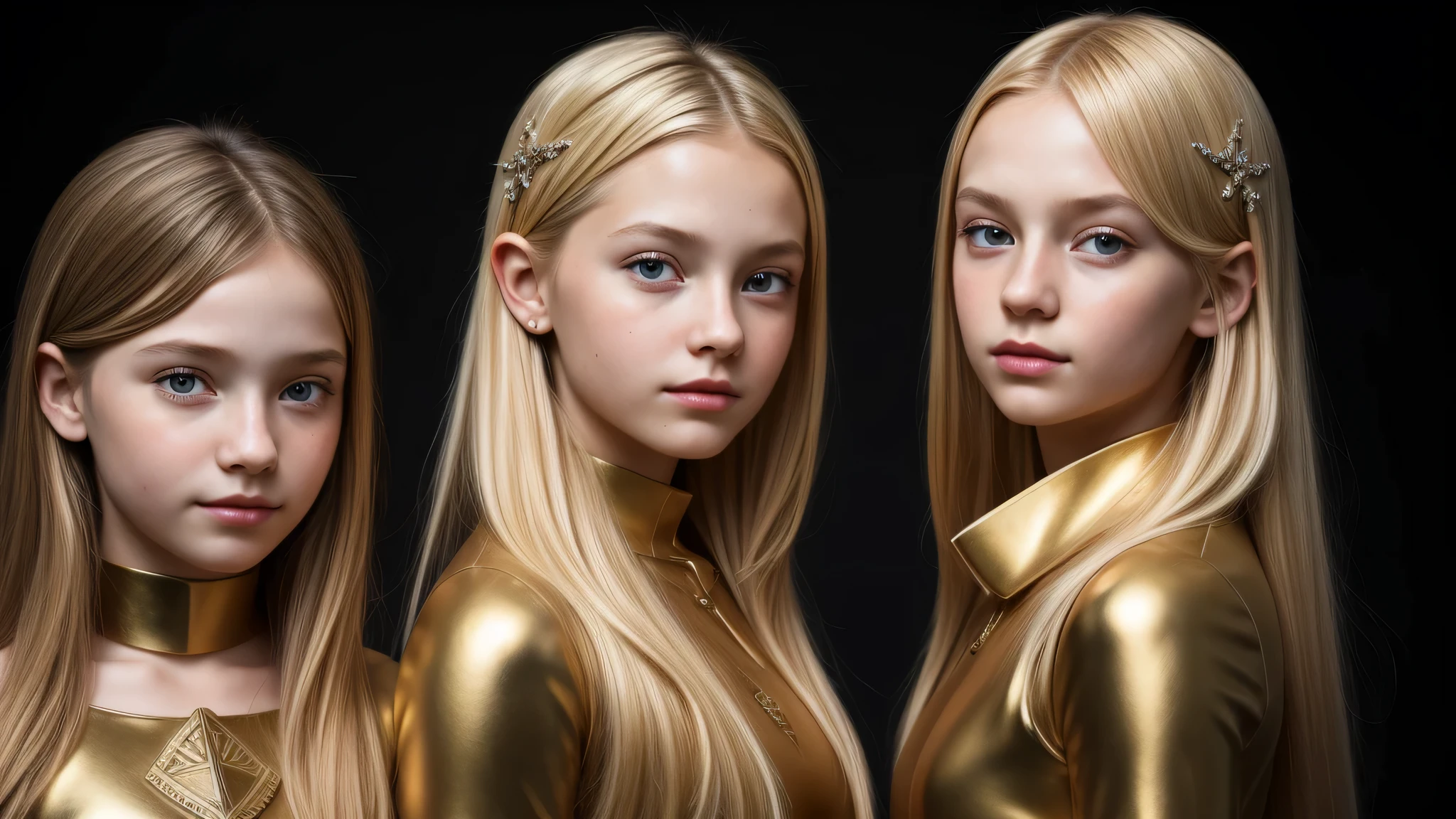 menina KIDS BLONDE GOLD ANGEL