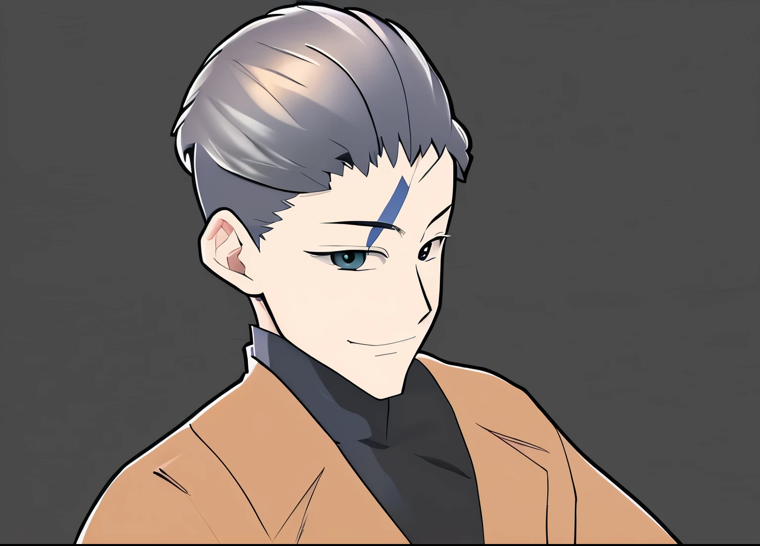 1 male, smiling, adult anime boy, manhwa, inspired by Ma Yuanyu, kentaro miura manga art style, handsome guy in solo leveling style, manga style of kentaro miura, tall anime guy with red and blue eye, sui ishida art manga, kentaro miura manga style, anime handsome man