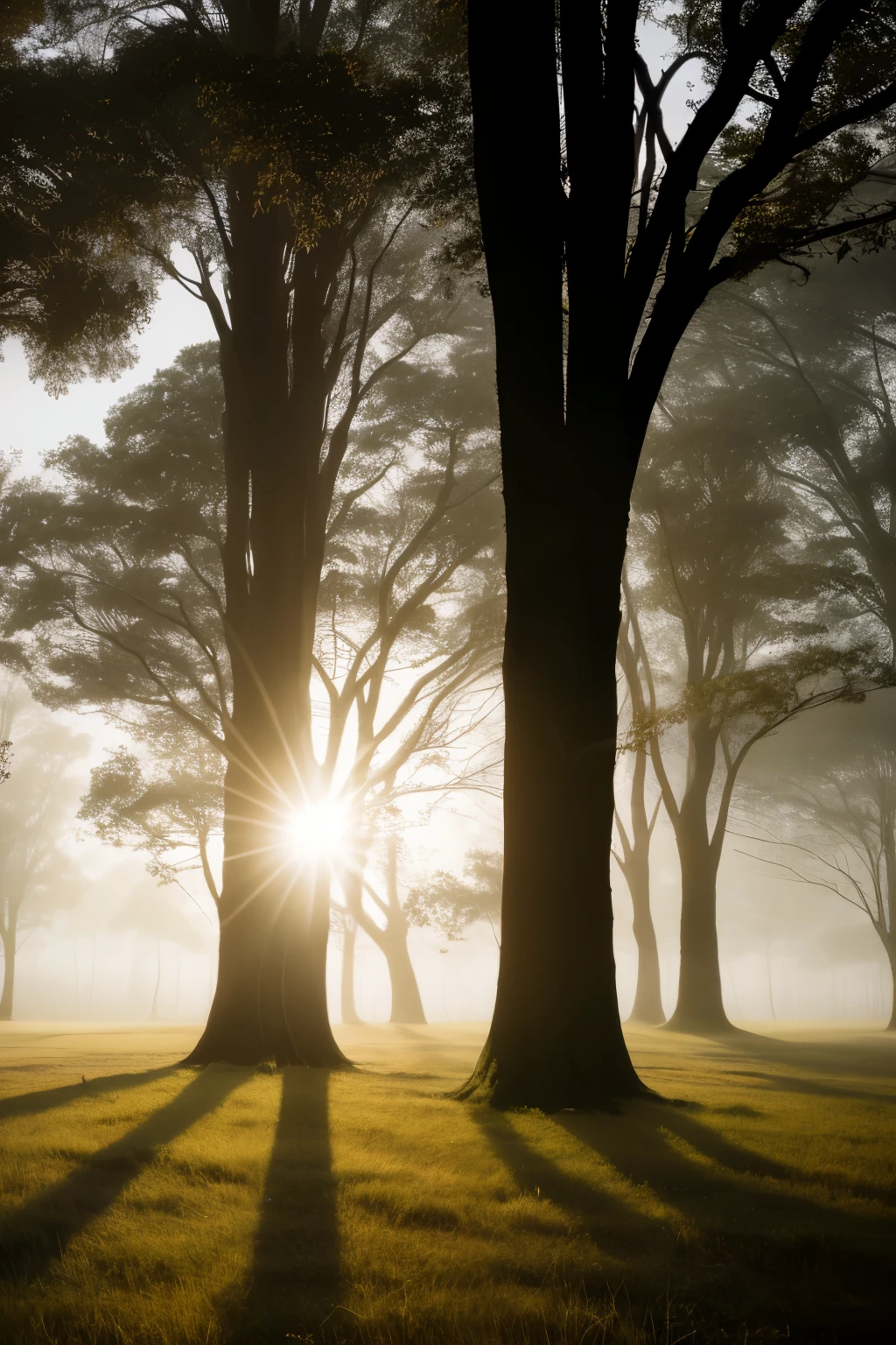 title: Mystical Silhouettes Against the Foggy Backdrop: A Captivating Scene --s2

as painted by: [Your Name]
style: [Your Unique Artistic Style]

description:
The air is thick with the mystical allure of a foggy morning. Through the lens of the Sony A9 II, the world comes into focus. A telephoto lens captures the intricate details of the silhouettes of trees and hills, their outlines crisp against the ethereal foggy backdrop. The sun begins to rise, casting a gentle warm glow on the landscape, adding an enchanting depth to the scene. The silhouettes of the trees