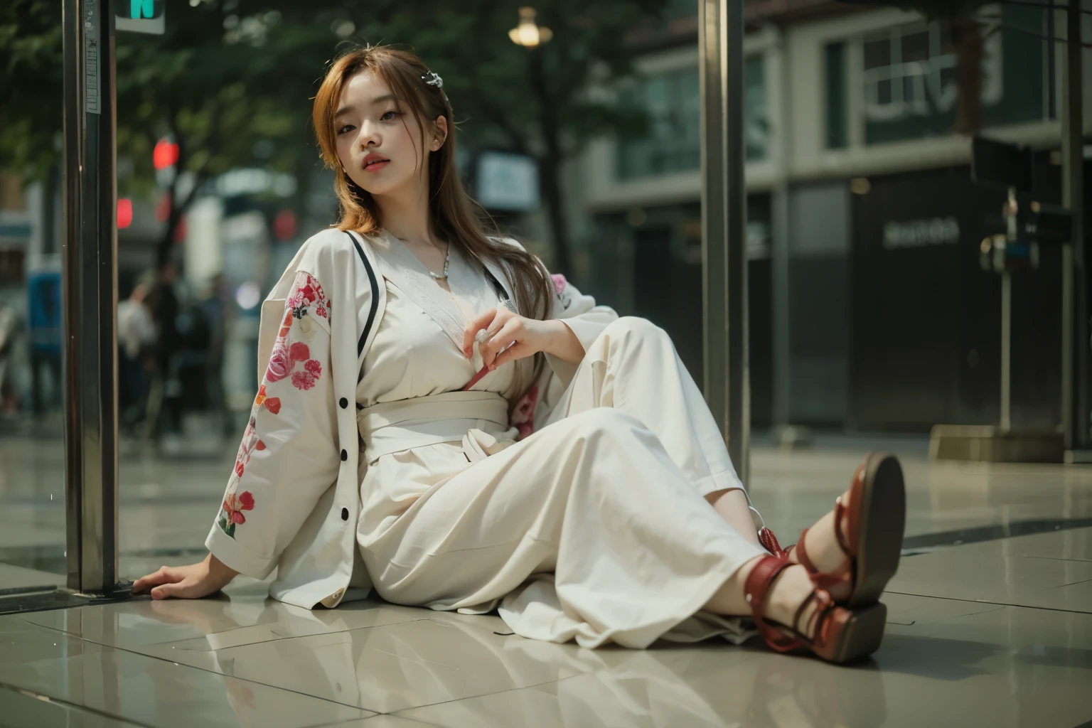 (Best quality, 8k, 32k, Masterpiece, UHD:1.2) "Transform the image into a serene portrayal of empty streets in Seoul, Korea. Capture the essence of the city's unique architecture, blending modern and traditional elements. Emphasize the empty streets, devoid of crowds or people, creating a calm and contemplative atmosphere. Utilize dynamic lighting to enhance the details of the urban landscape. Showcase iconic landmarks or features that represent the beauty and character of Seoul, maintaining a sense of stillness and tranquility."