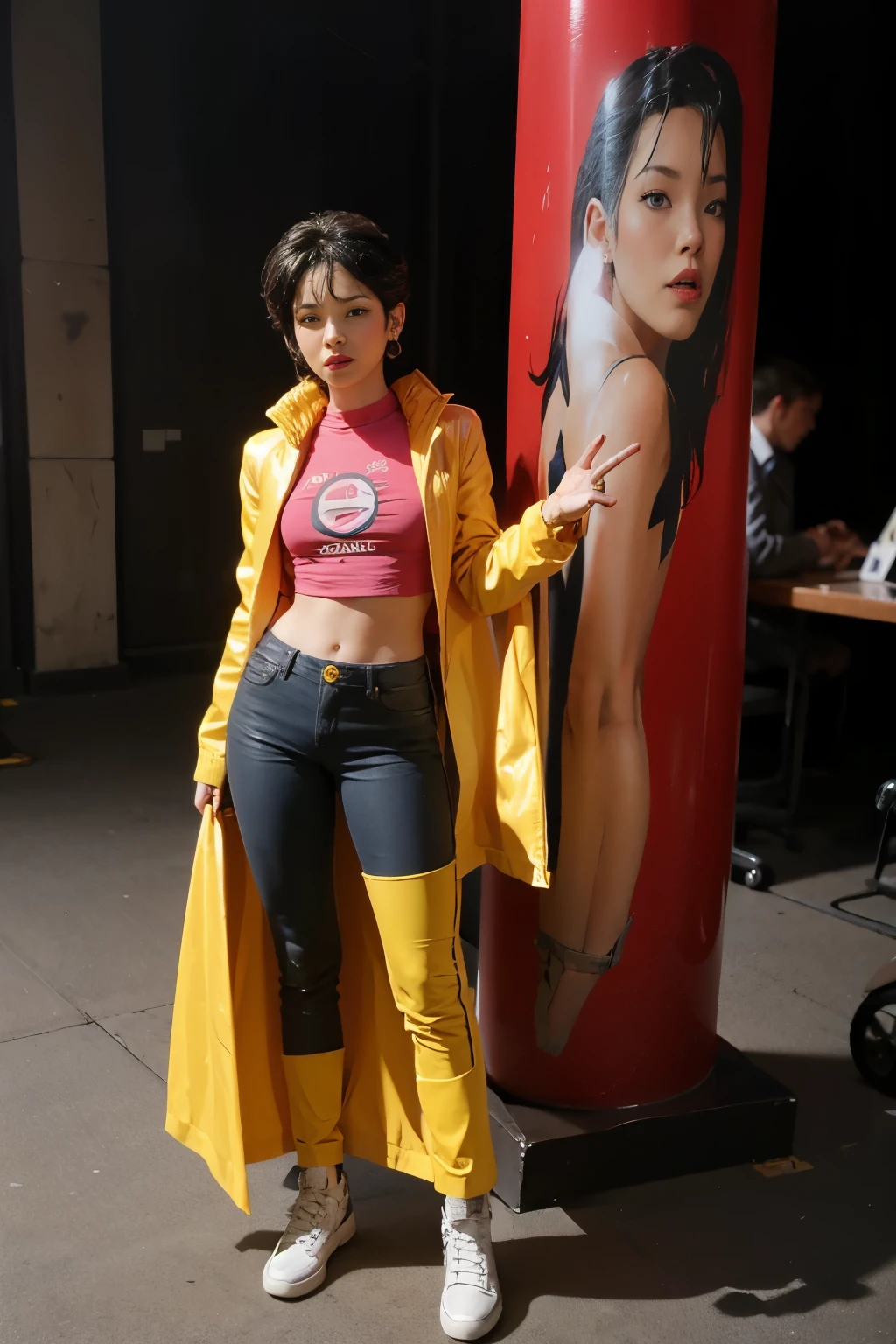 Jubilee from x men,full body shot
