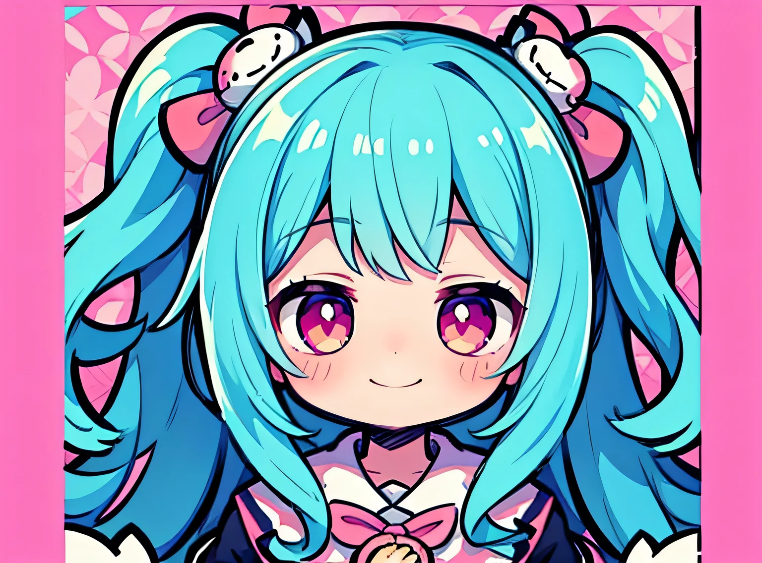 jitome,Garota personificada por cupcake、Bonitinho、sorridente, cupcake pattern、Cupcake Cross Section、Bonitinho、Psychedelic Girls、obra-prima、maximum quality、Qualidade de imagem superior